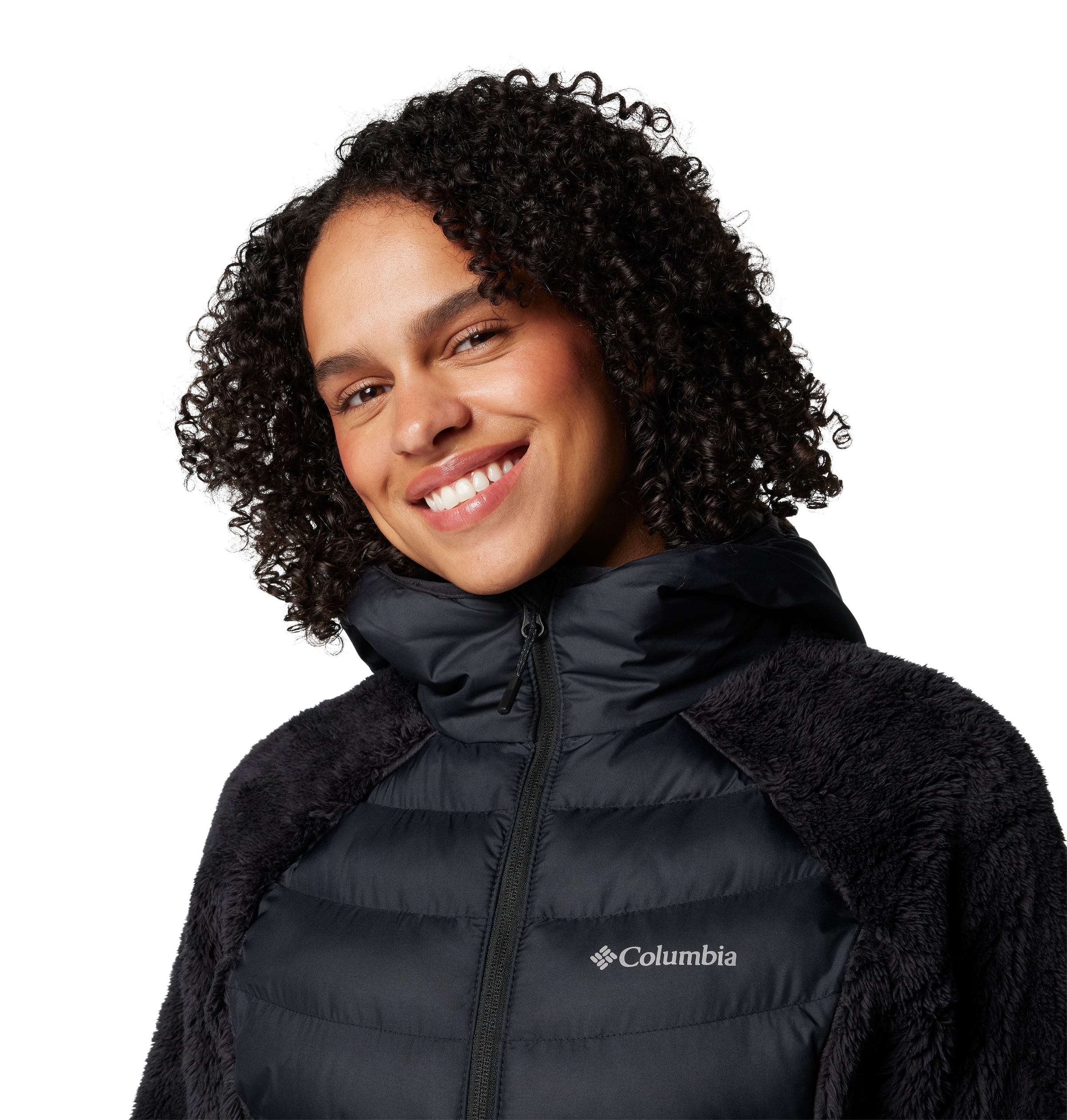 Columbia Hybridjacke »Powder Lite™ II Sherpa Hybrid Jacket«, mit Kapuze