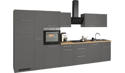 wiho Küchen Küchenzeile »Unna«, mit E-Geräten, Breite 370 cm kaufen