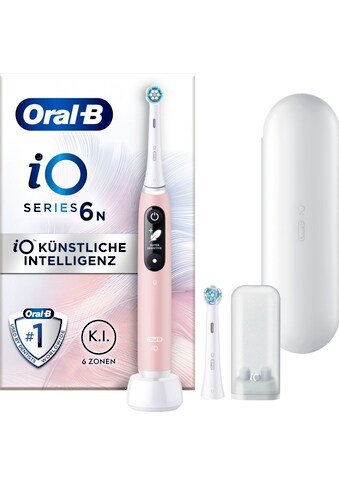 Oral B Elektrische Zahnbürste »iO 6«, 2 St. Aufsteckbürsten, mit Magnet-Technologie,... kaufen
