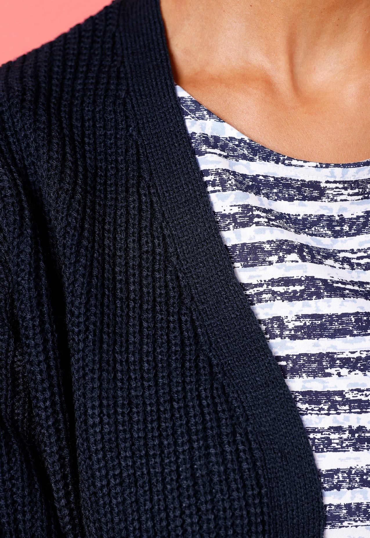 Classic Basics Longstrickjacke