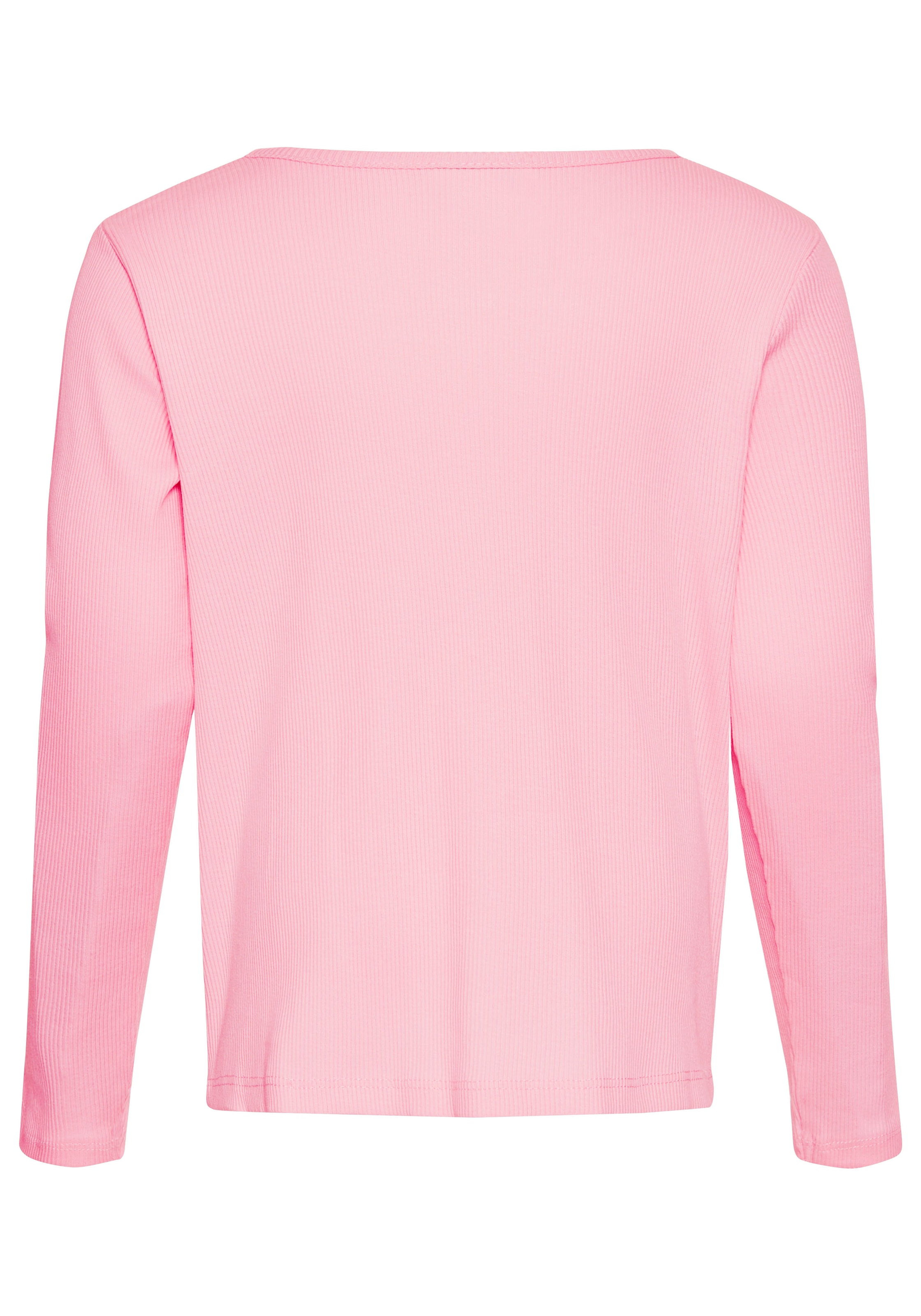 KIDSWORLD Sweatjacke »Shirtjacke aus weichem Rippmaterial« Feine Shirtjacke für jeden Anlass