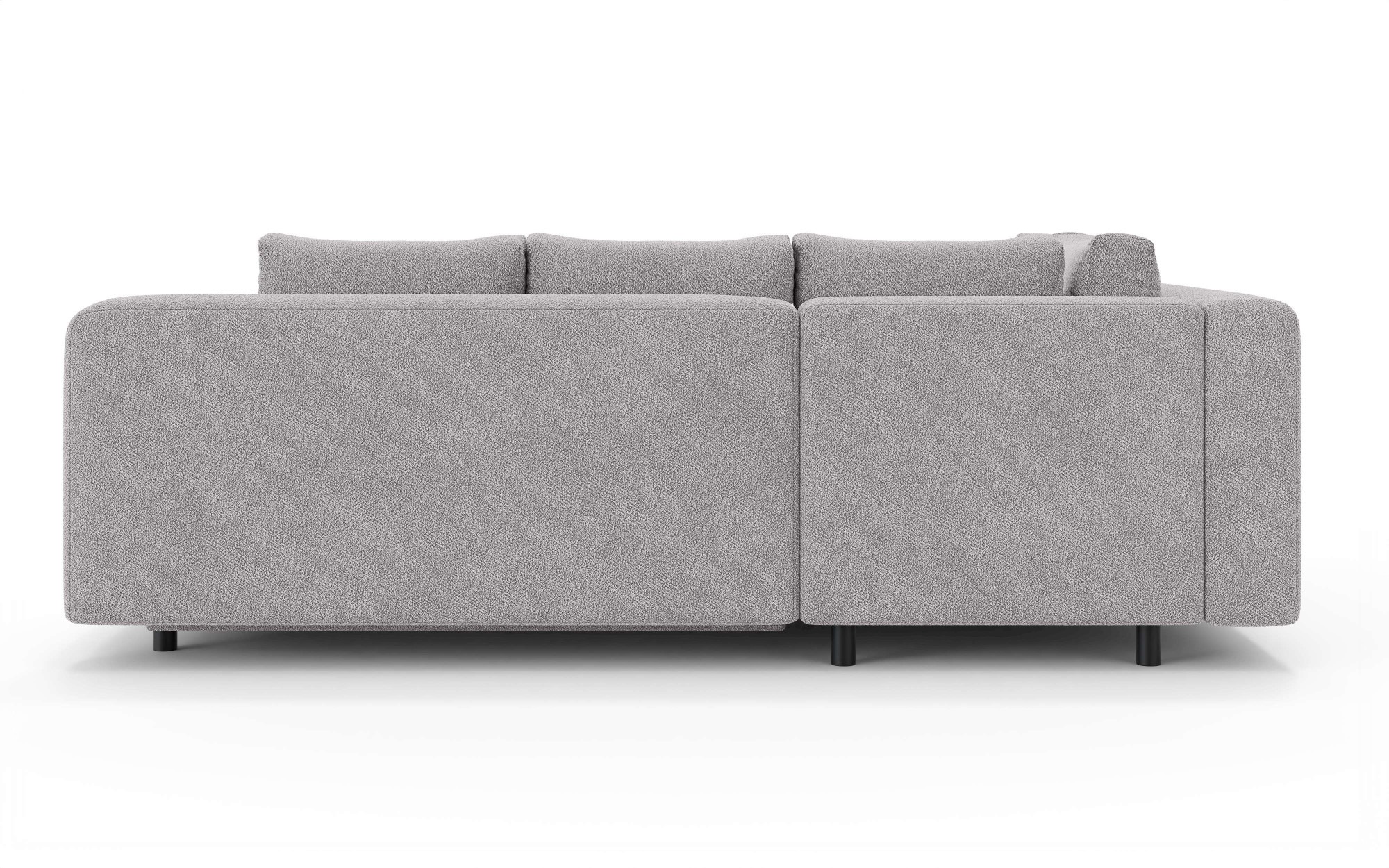 Home affaire Ecksofa »LENNARA Schlafsofa mit Bettkasten, Maße B/T/H: 234/179/85 cm«, L-Form mit Ottomane rechts/links, mit Wellenunterfederung