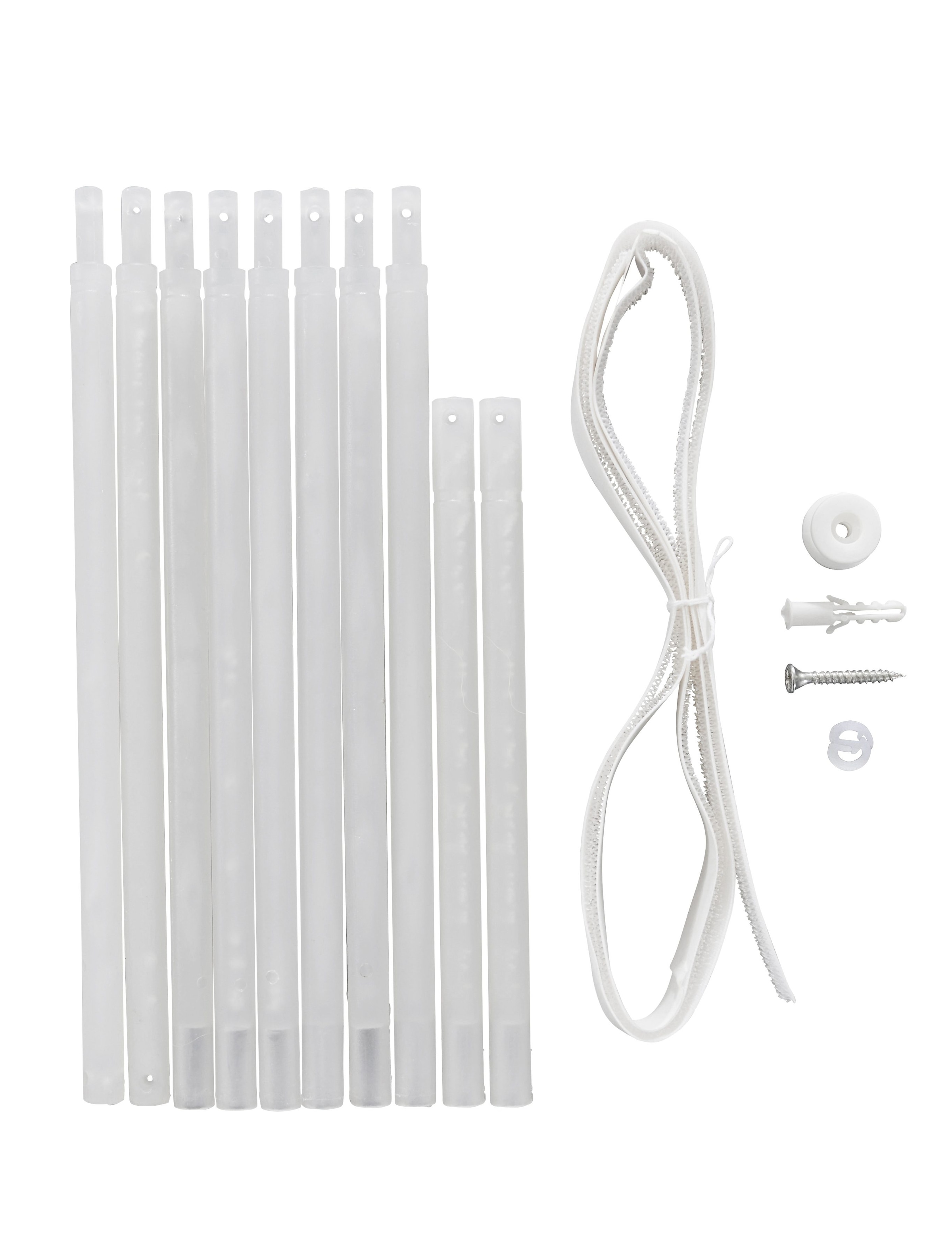 my home Raffrollo »Camposa« mit Klettband Transparent, Voile, Polyester