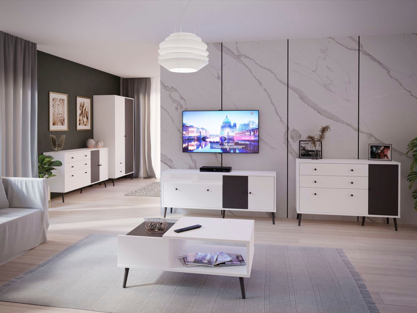 FORTE Couchtisch »Harllson EasyKlix by Forte«, die neue geniale Art Möbel aufzubauen, fast ohne Werkzeug