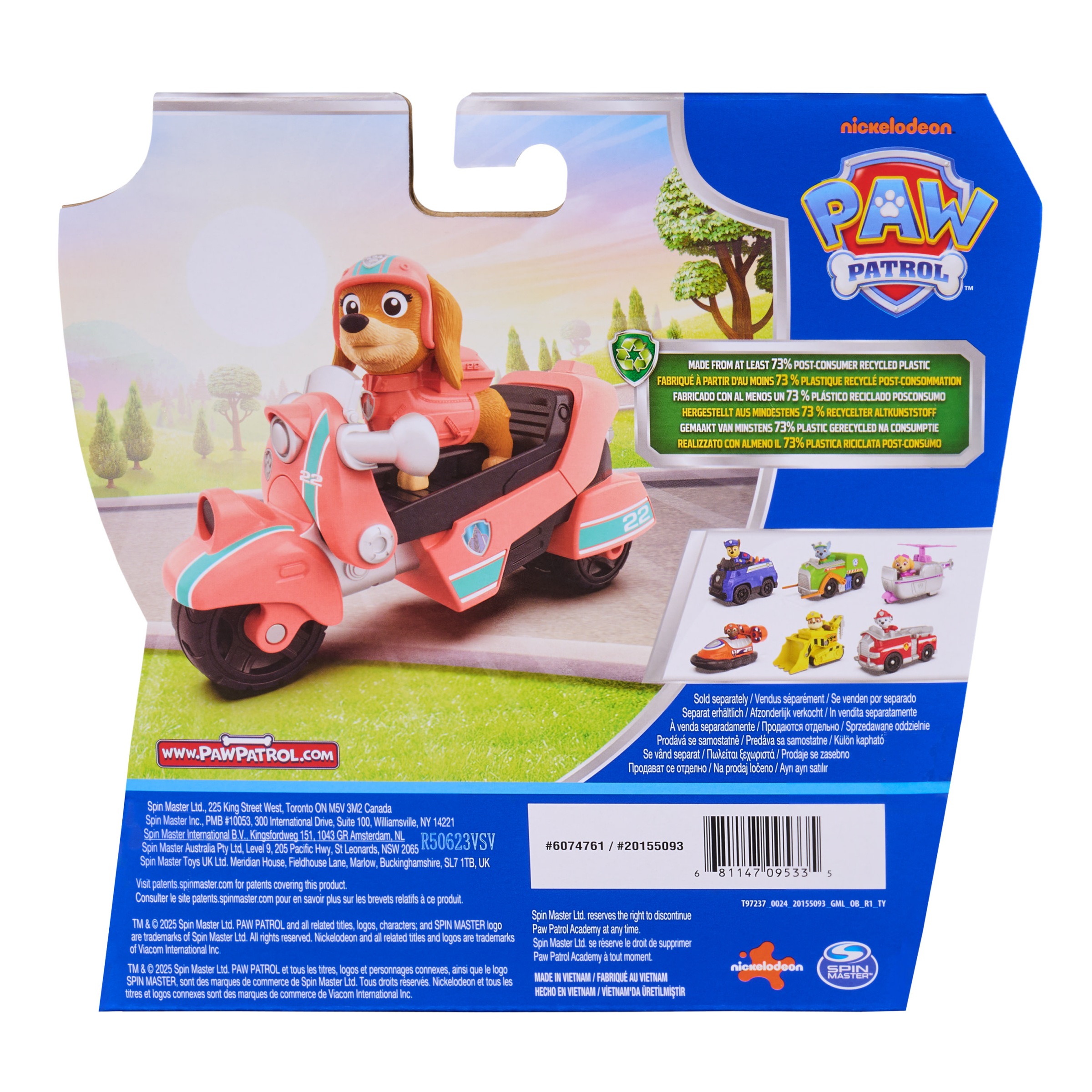 Spin Master Spielzeug-Auto »PAW Patrol - Liberty Rettungs-Motorrad«