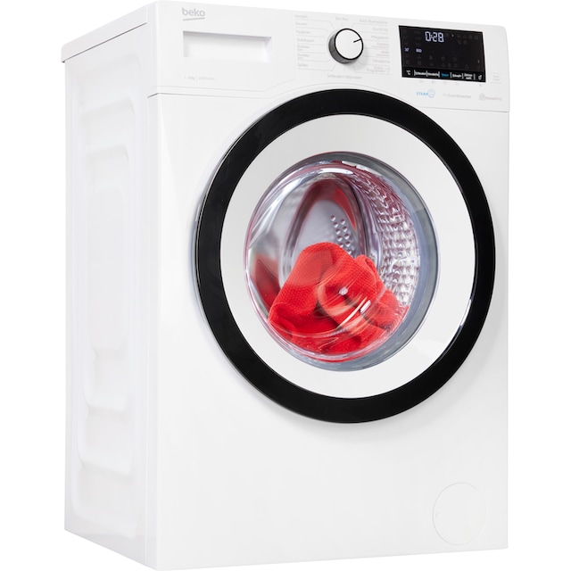 BEKO Waschmaschine »WMO91465STR1«, WMO91465STR1, 9 kg, 1400 U/min mit 3  Jahren XXL Garantie