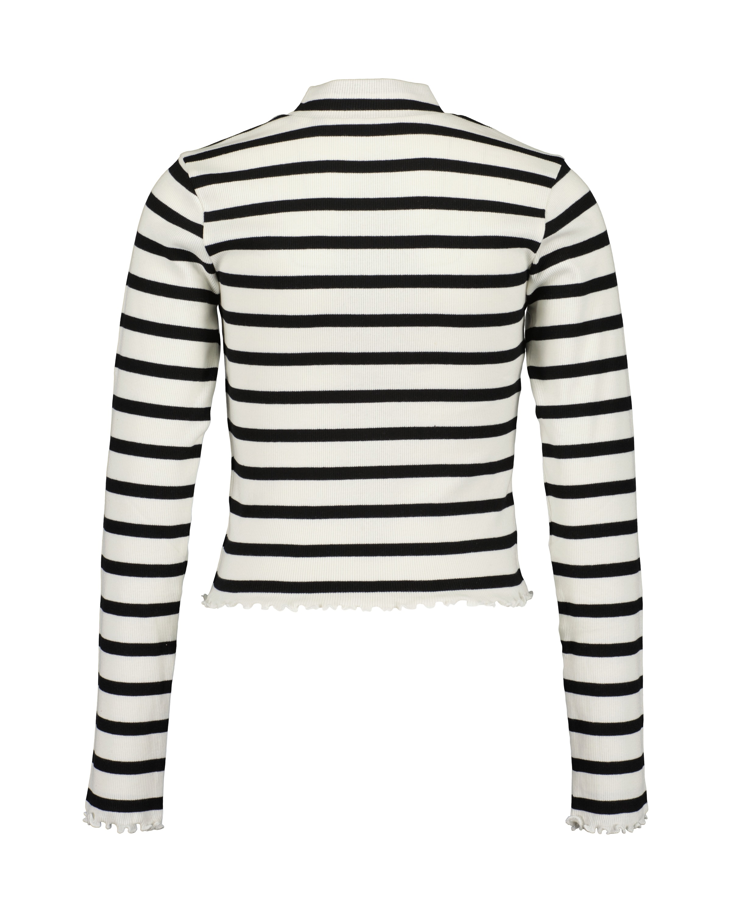 Blue Seven Langarmshirt, mit schmalem Stehkragen und tollen Wellenkanten