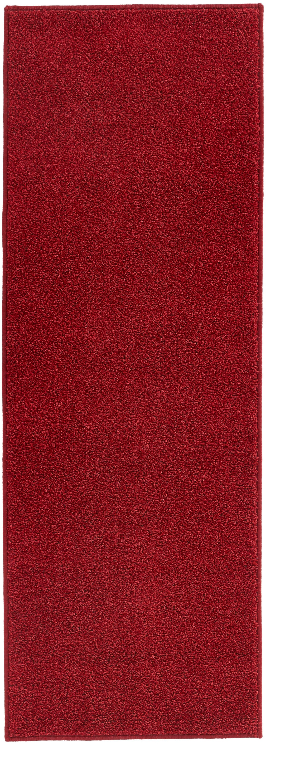 HANSE Home Teppich »Pure 100 Kurzflor«, rechteckig, 13 mm Höhe, Kurzflor, uni, umkettelt, Läufer, Wohnzimmer, Kinderzimmer, Flur