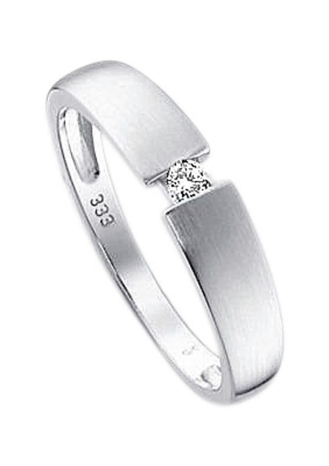 Firetti Spannring »Schmuck Geschenk Gold 333 Damenring Verlobungsring Goldring  Solitär« mit Brillant