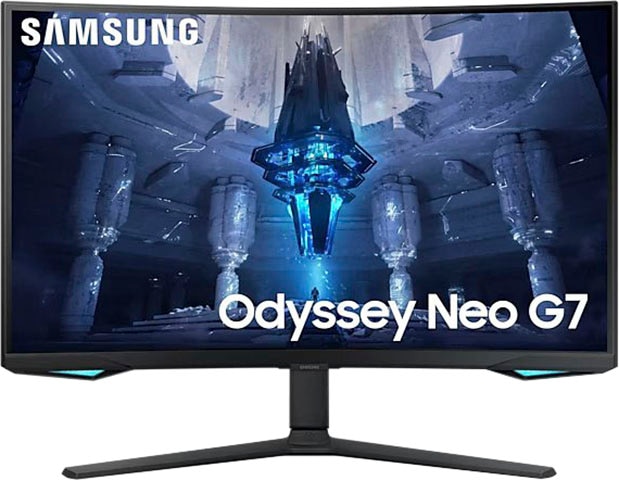Samsung Curved-Gaming-Monitor »Odyssey Neo G7 1ms Garantie (G/G) ➥ cm/32 4K Reaktionszeit, 81 x UNIVERSAL 3840 XXL S32BG750NP«, Zoll, px, HD, Ultra Jahre ms Hz, 1 165 | 3 2160