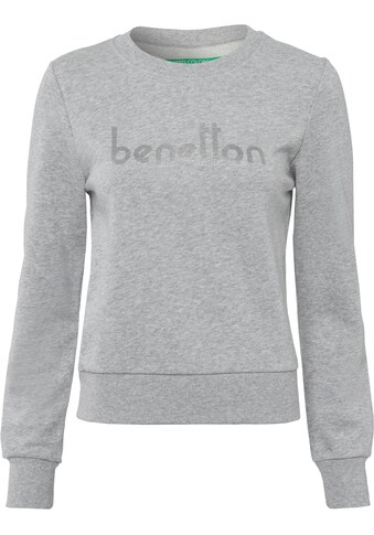 United Colors of Benetton Sweater, mit schimmerndem Markendruck vorn kaufen