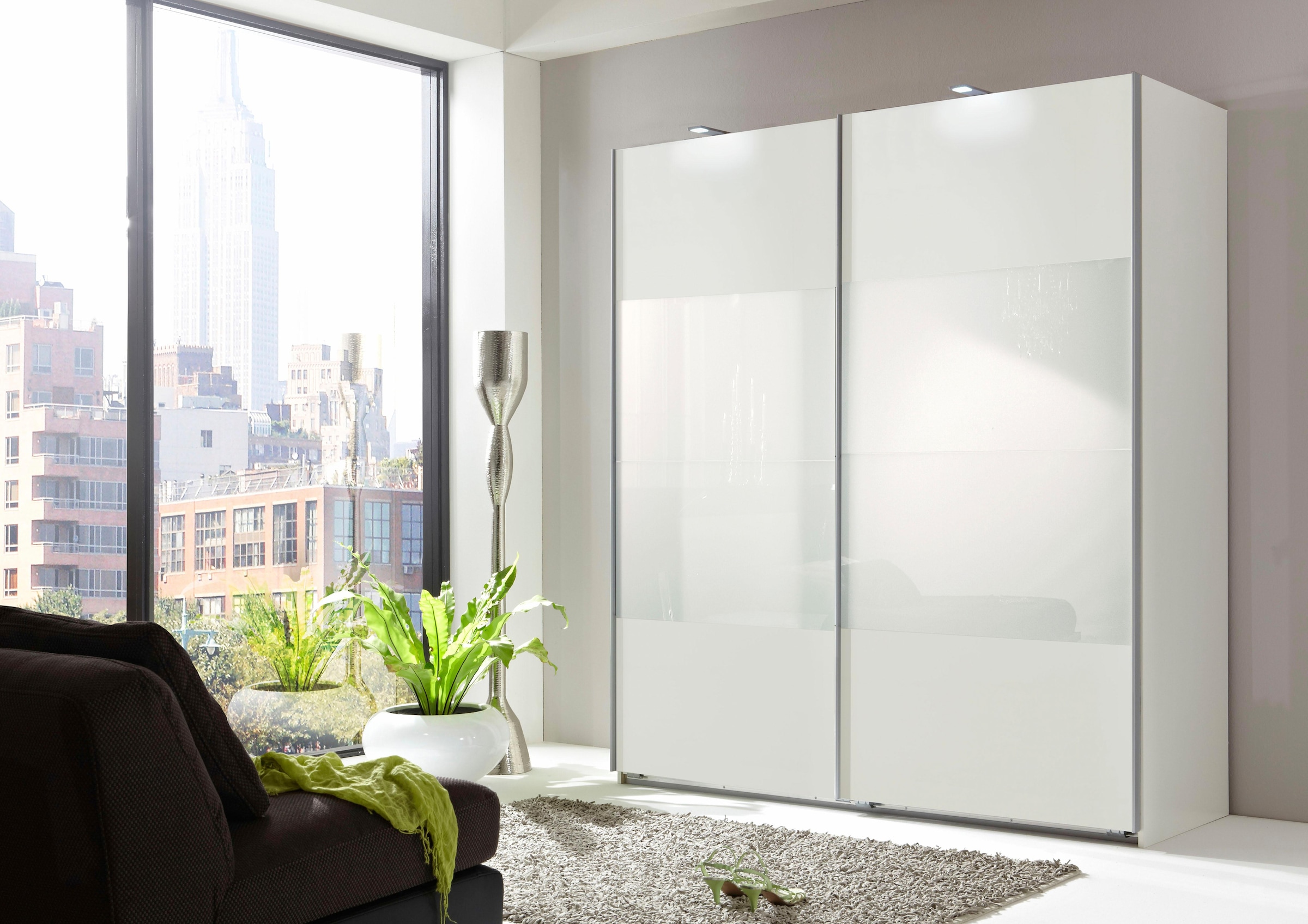 Wimex Schwebetürenschrank »Easy«, mit Teilglas