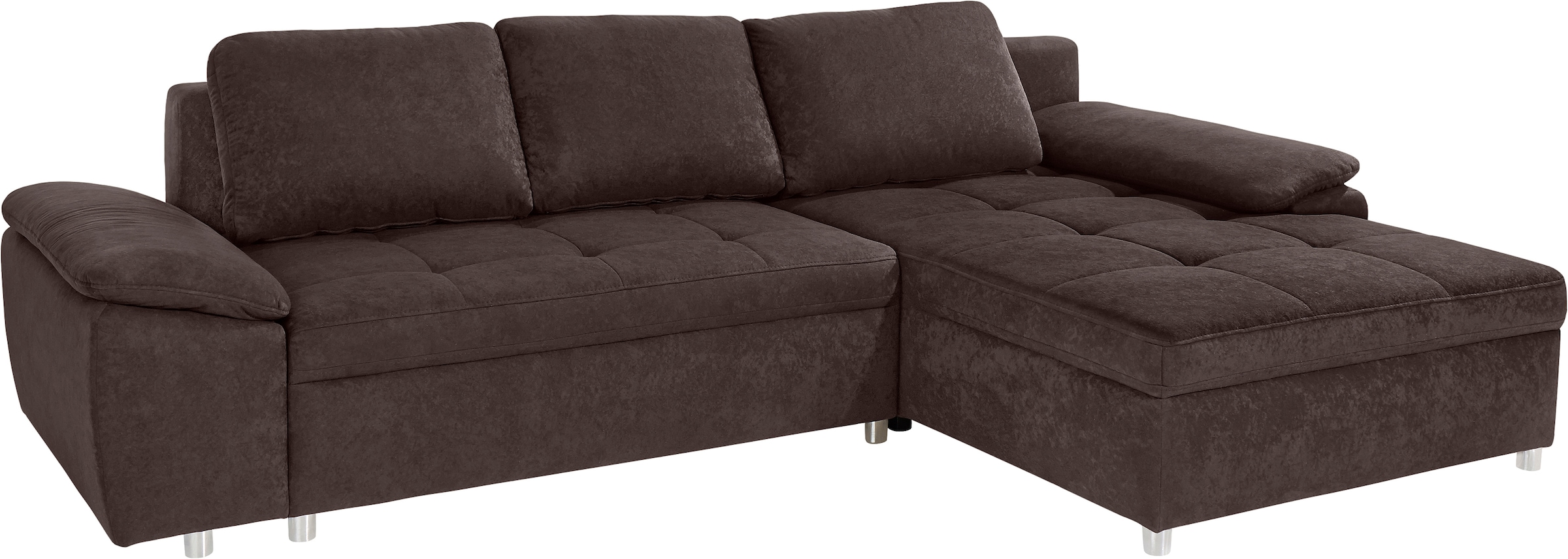 sit&more Ecksofa »Labene L-Form«, wahlweise mit Bettfunktion und Bettkasten, auch als XXL-Variante
