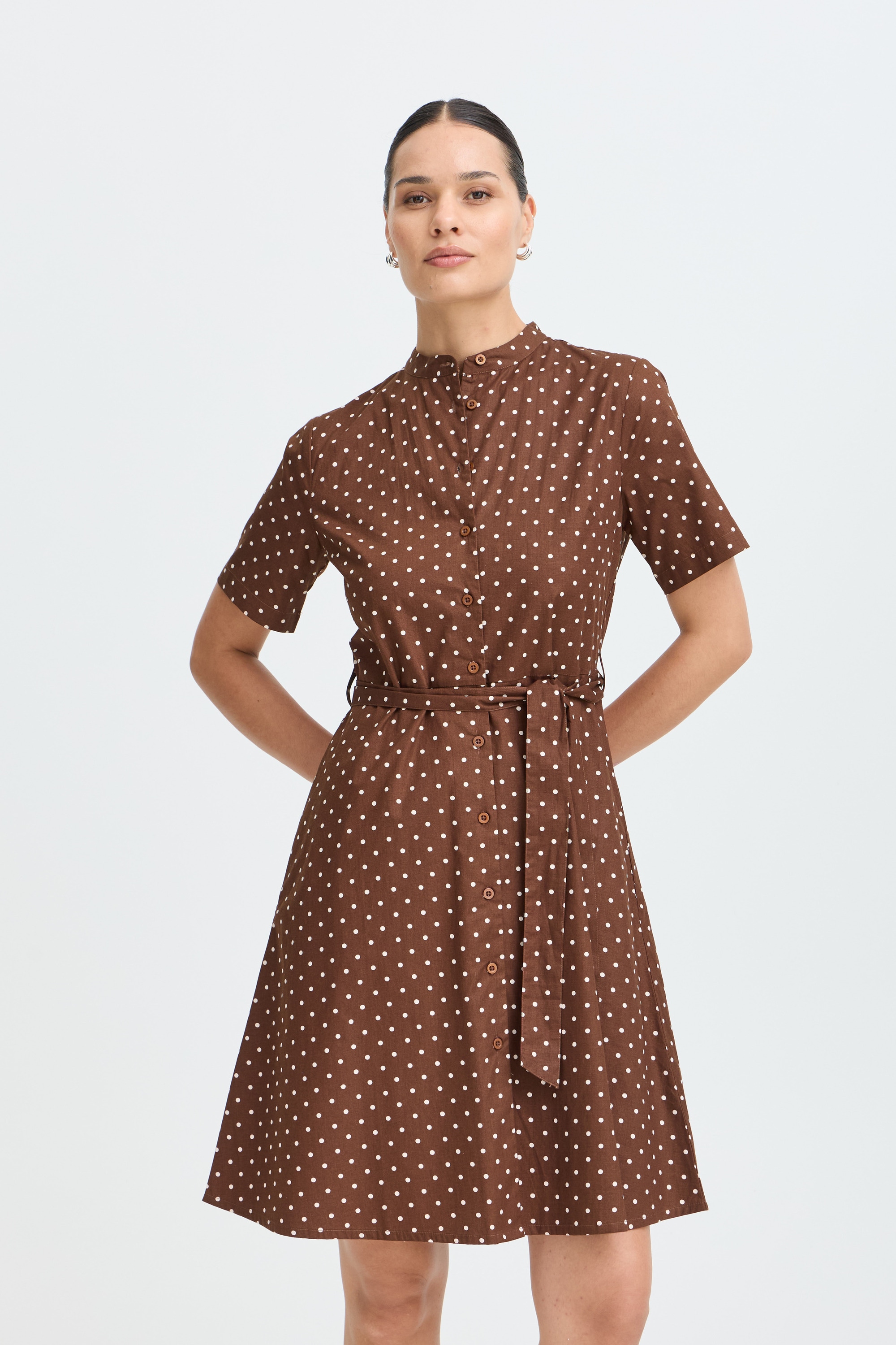Ichi Midikleid »Damen Freizeitkleid IHFANTY«