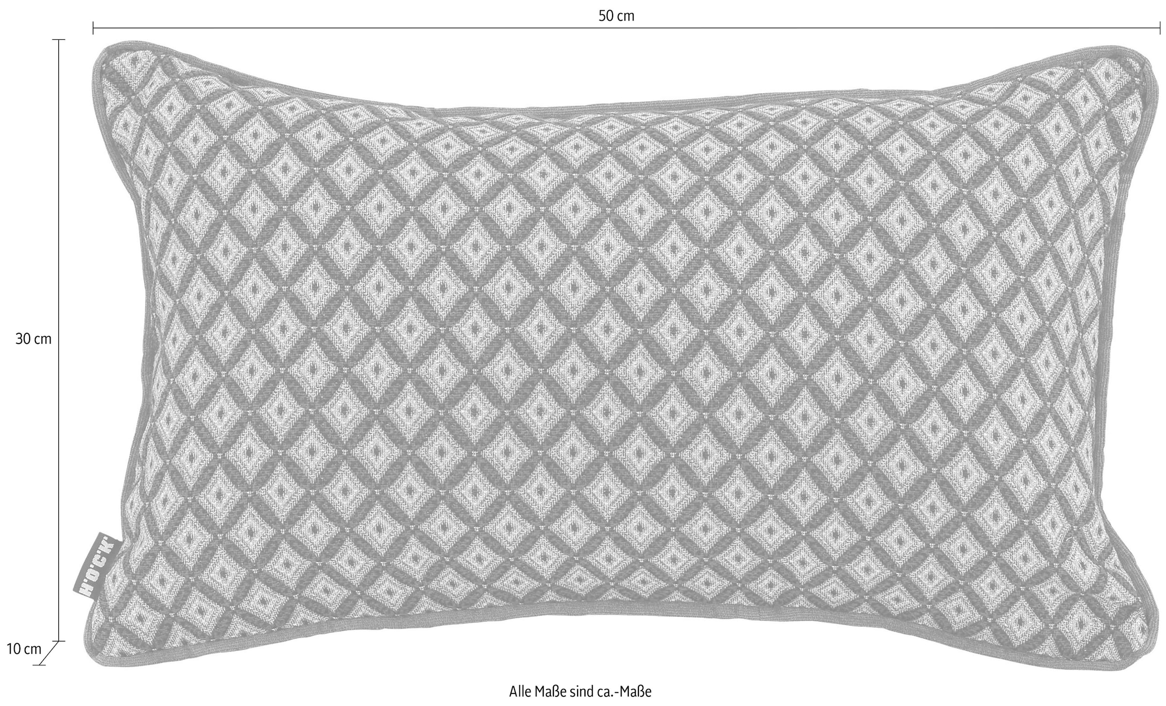 H.O.C.K. Dekokissen »Harry Devin« Kissenhülle mit Füllung, 1 Stück