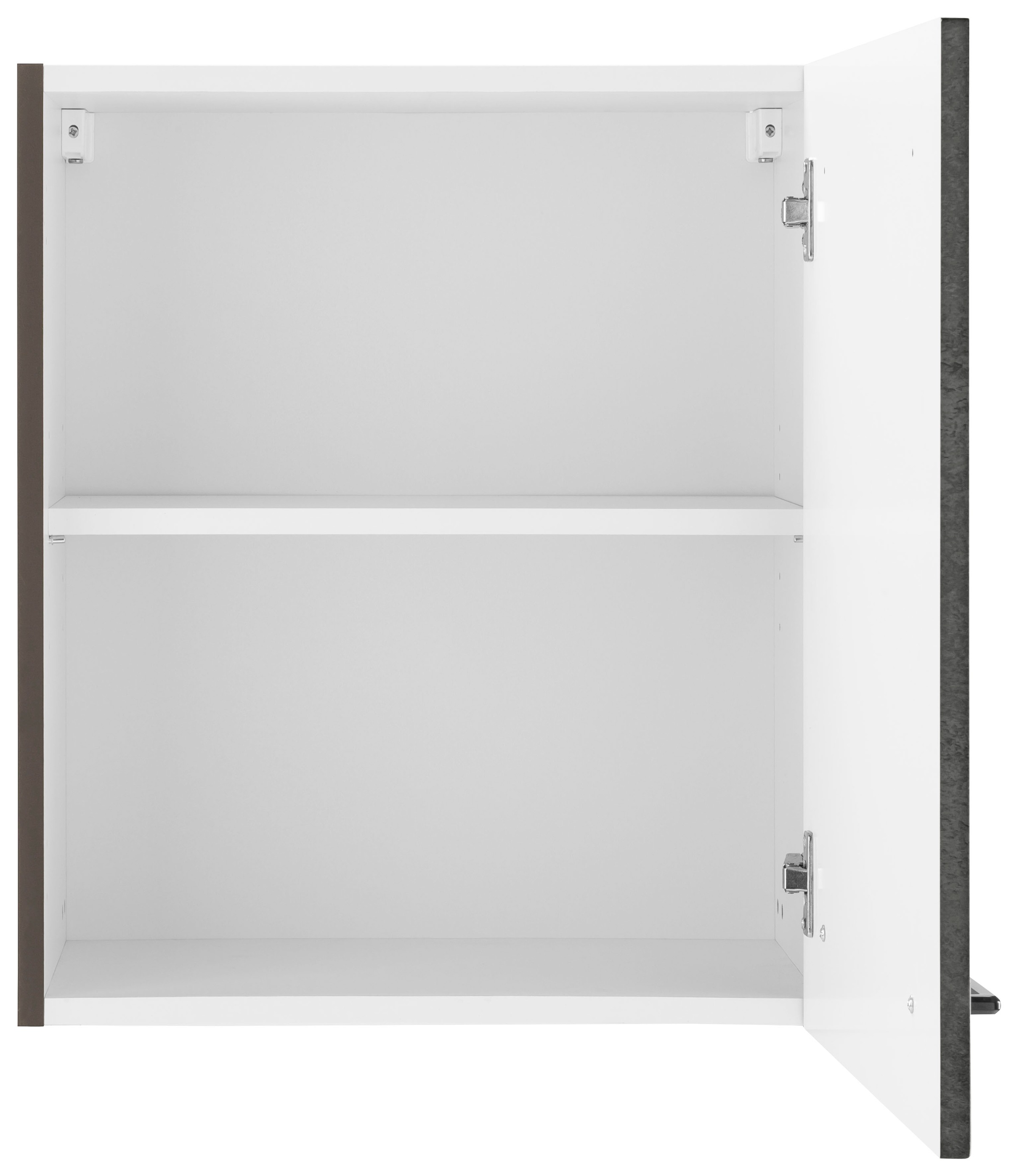 KOCHSTATION Hängeschrank »KS-Tulsa«, 50 cm breit, 57 cm hoch, 1 Tür, schwarzer Metallgriff, MDF Front