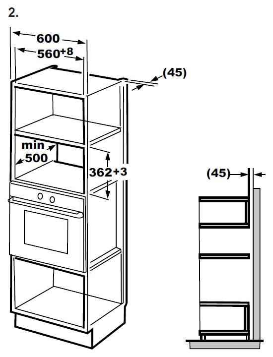 BEKO Einbau-Mikrowelle »BMOB17131X«, Mikrowelle, 700 W