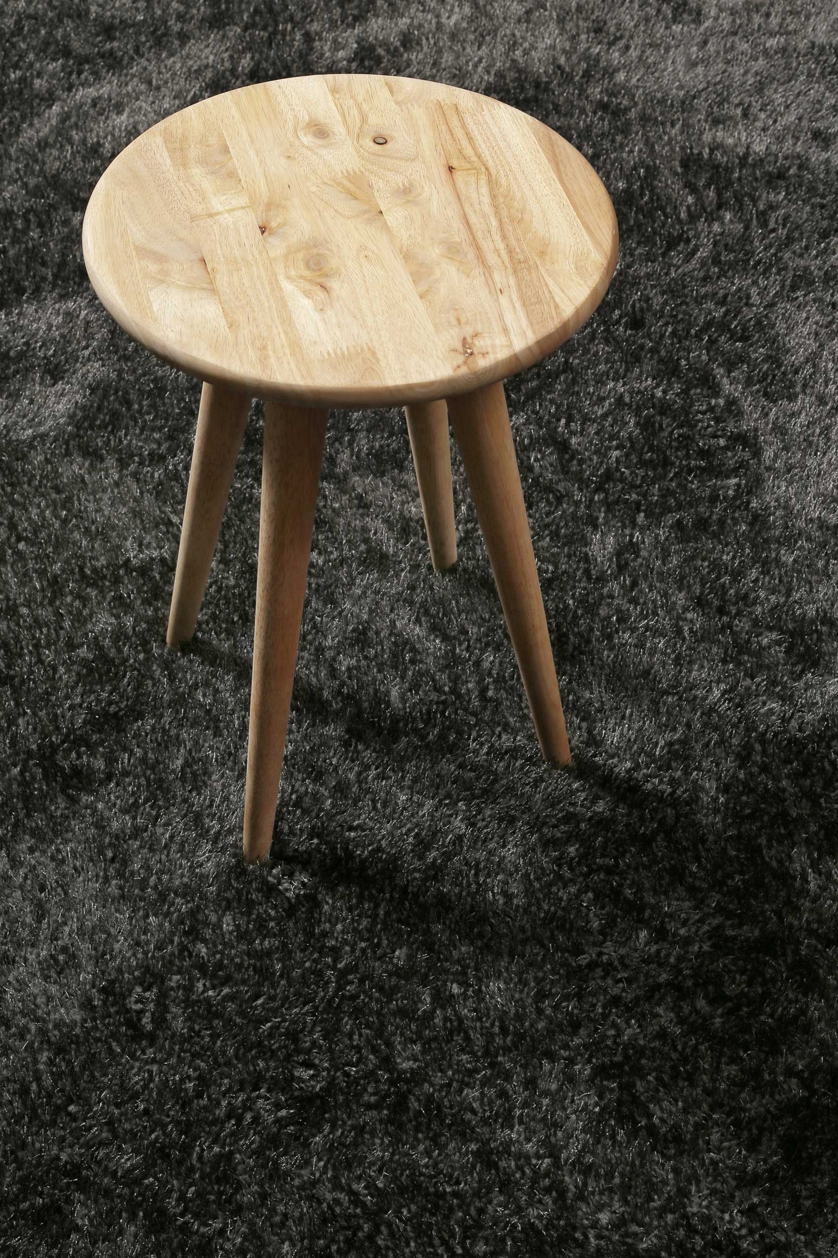 Homie Living Teppich »Flavio«, rund, 30 mm Höhe, Hochflor, gewebt, weich, uni, Wohnzimmer, Schlafzimmer, waschbar