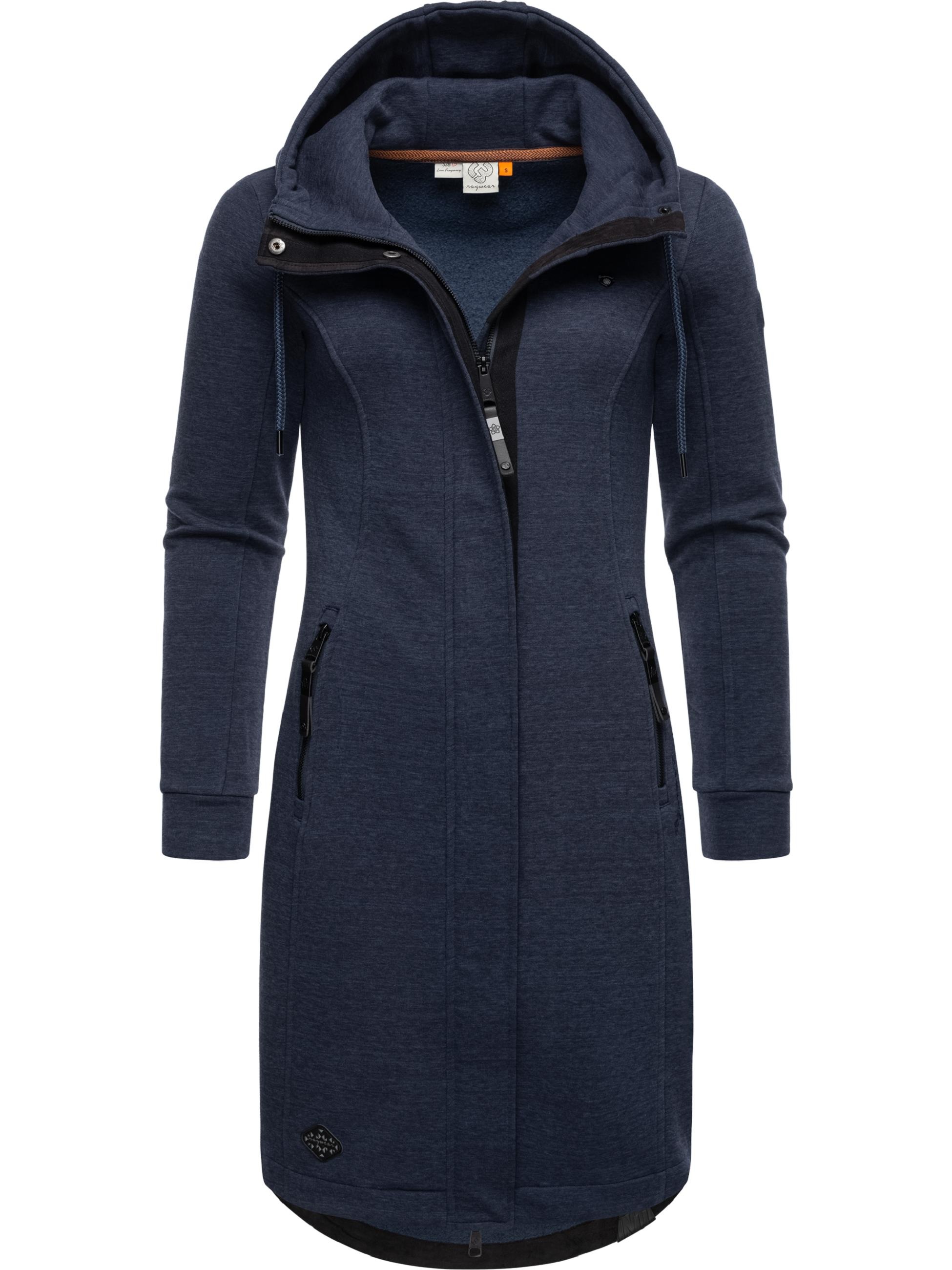 Ragwear Kapuzensweatjacke »Kurzmantel Letti Long«