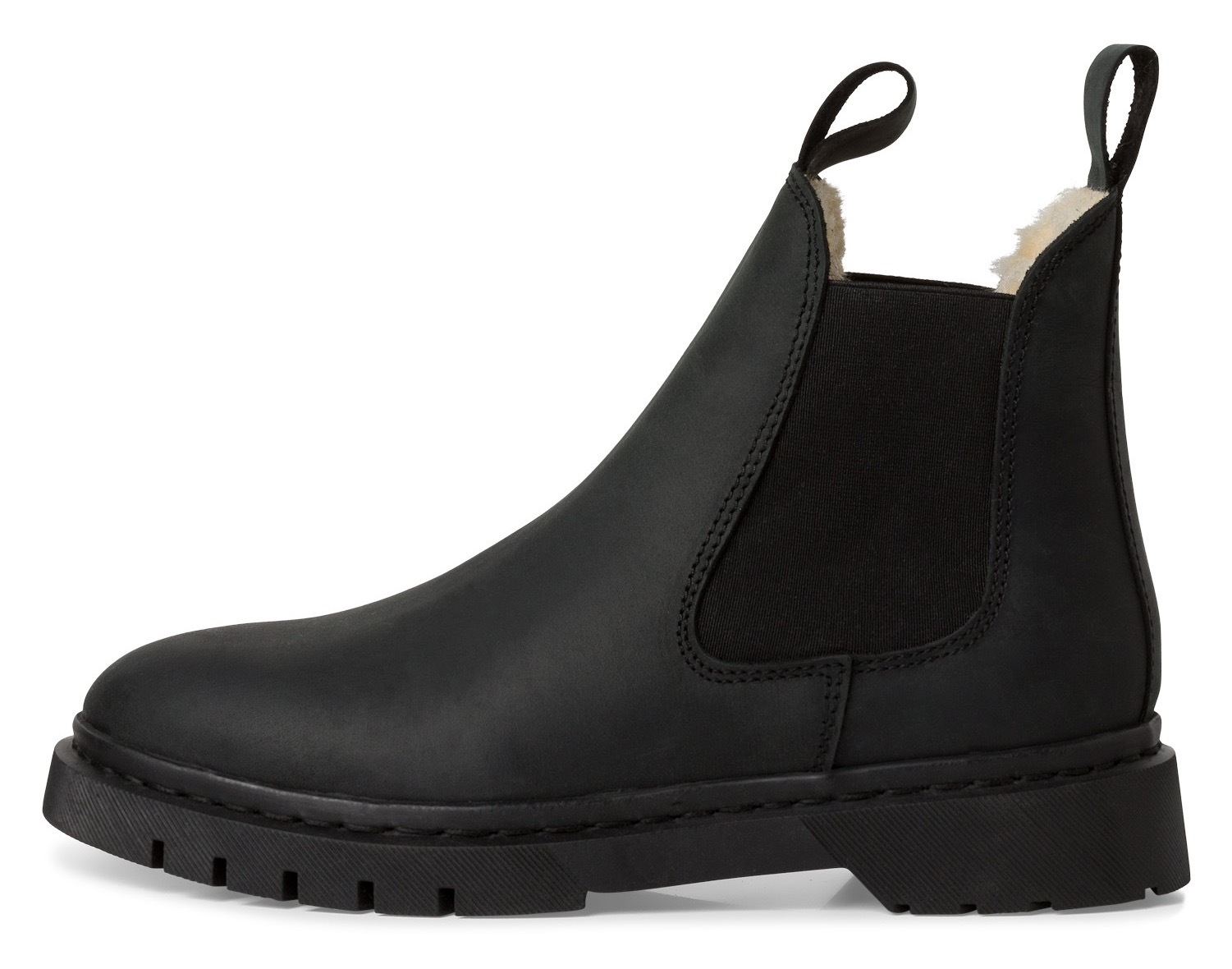 Tamaris Winterboots, Blockabsatz, Chelseaboots, Schlupfschuh, beidseitiger Stretcheinsatz
