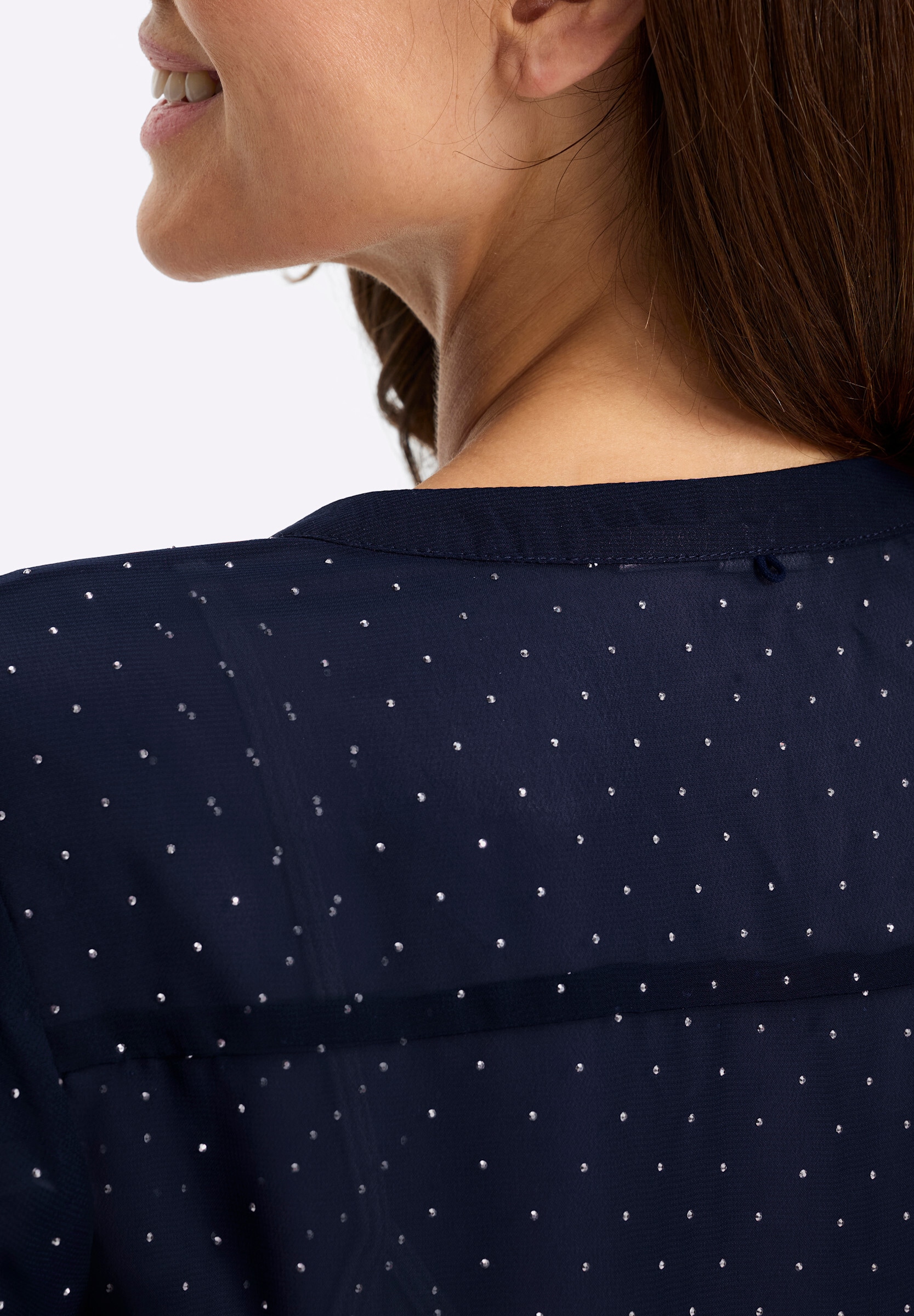 heine Klassische Bluse »Bluse Georgettebluse mit abnehmbarer Schluppe«