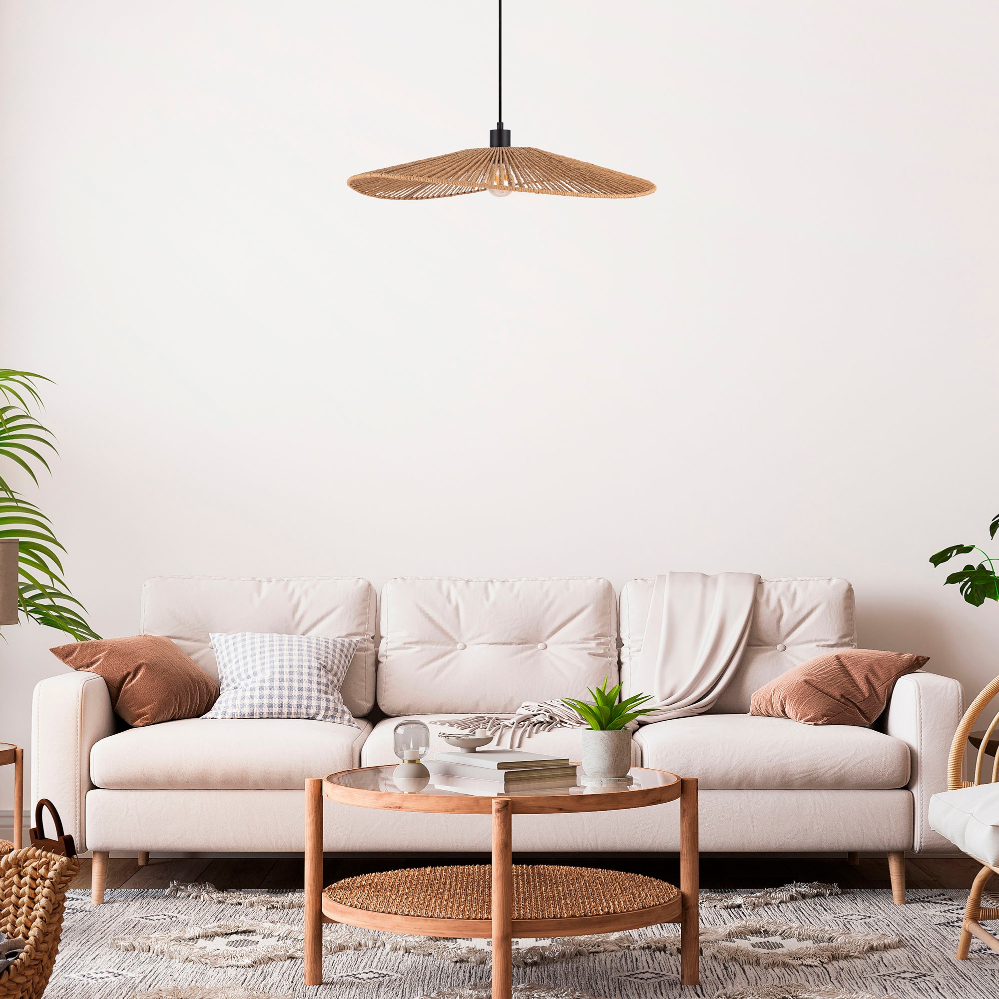 Paco Home Pendelleuchte »HUGO PD1«, 1 flammig, Leuchtmittel E27 | ohne Leuchtmittel
