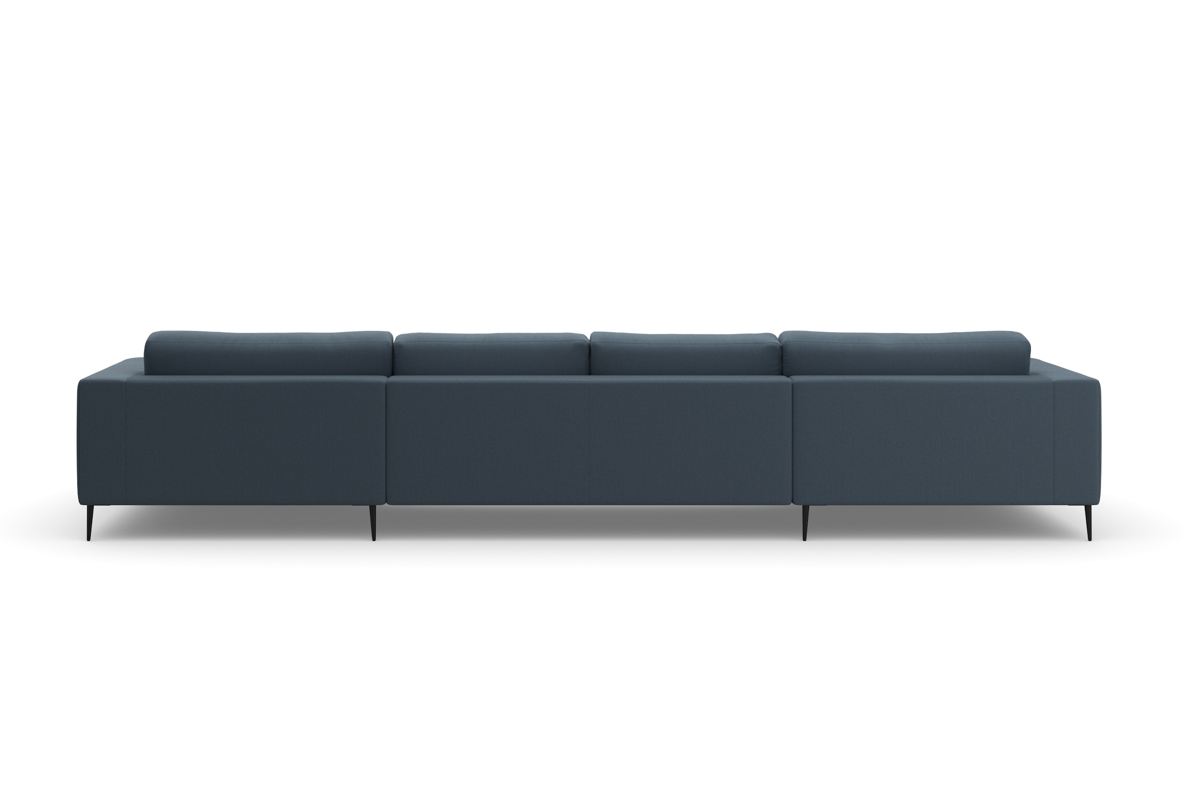 DOMO collection Wohnlandschaft »Modica U-Form«, XXL, in moderner Optik mit, 2 großzügigen Recamieren, auch in Cord