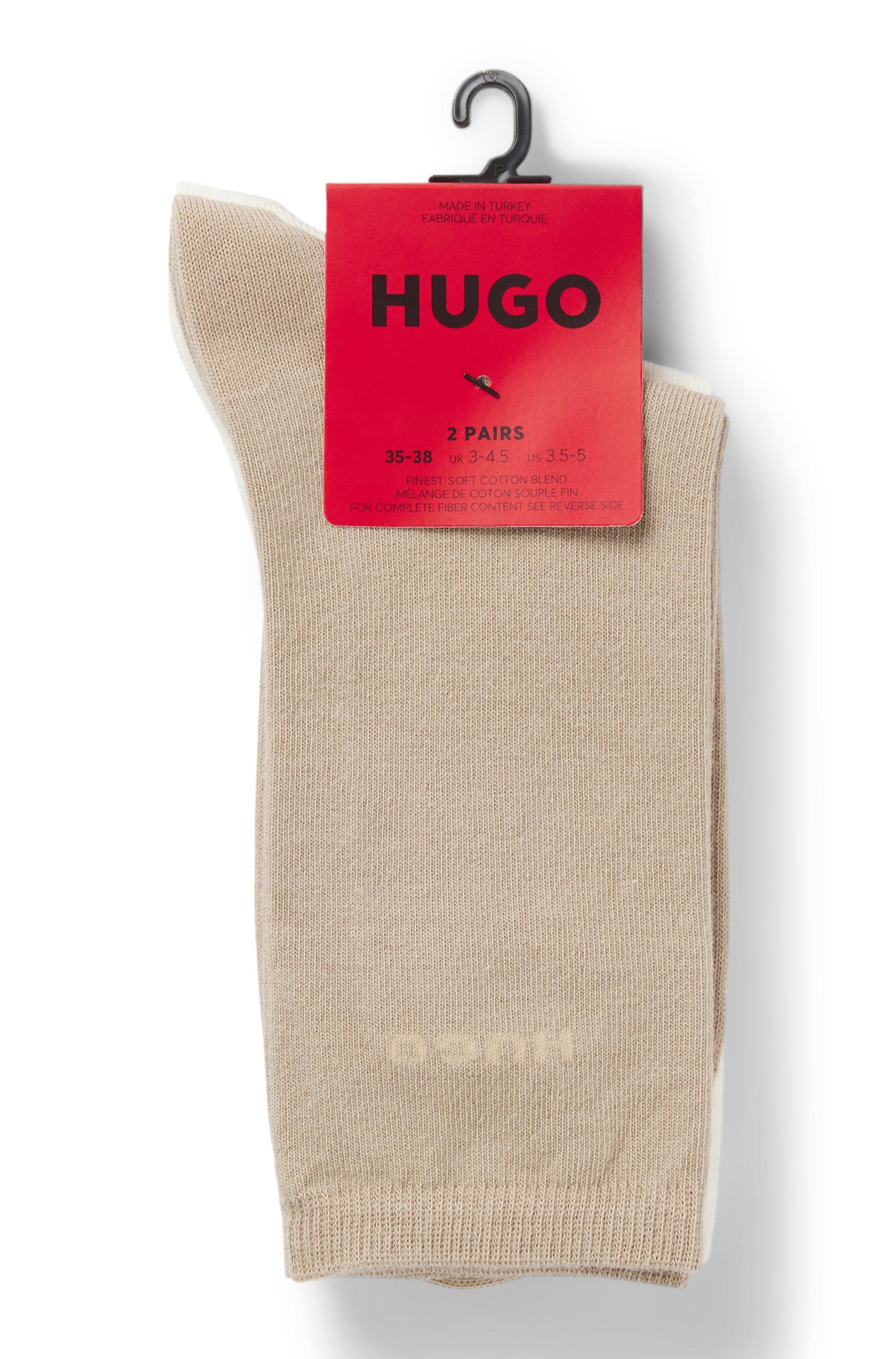 HUGO Underwear Socken »RS UNI LOGO« 2 Paar tlg. mittelhoh, aus Baumwoll-Mix mit Logos