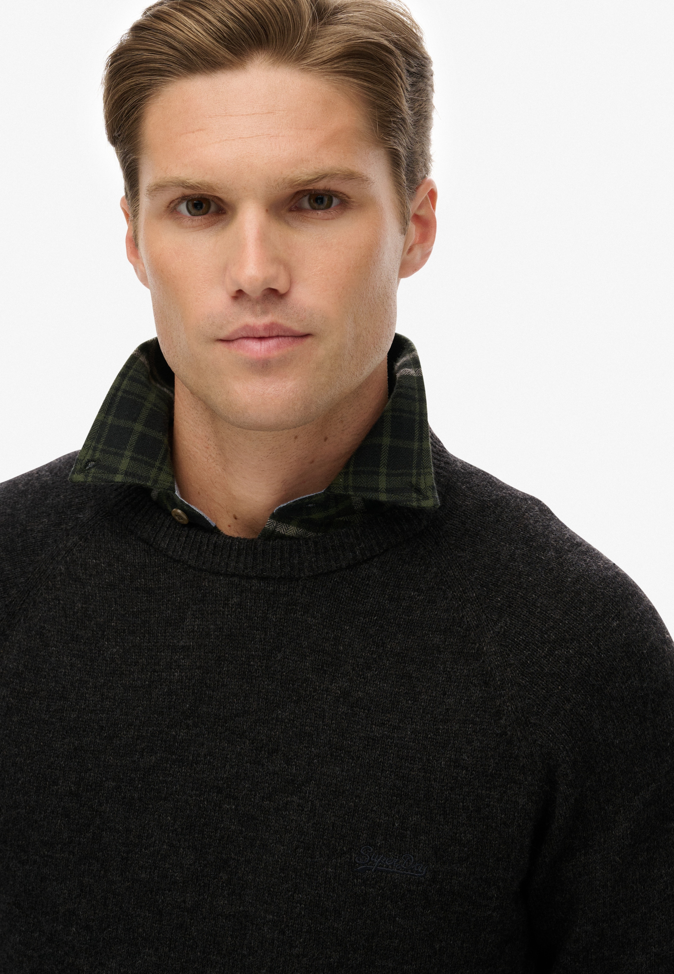 Superdry Strickpullover »WOOL BLEND JUMPER«