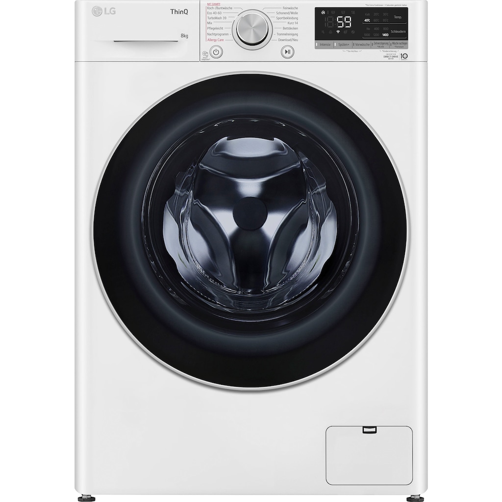 LG Waschmaschine »F4WV7081«, F4WV7081, 8 kg, 1400 U/min