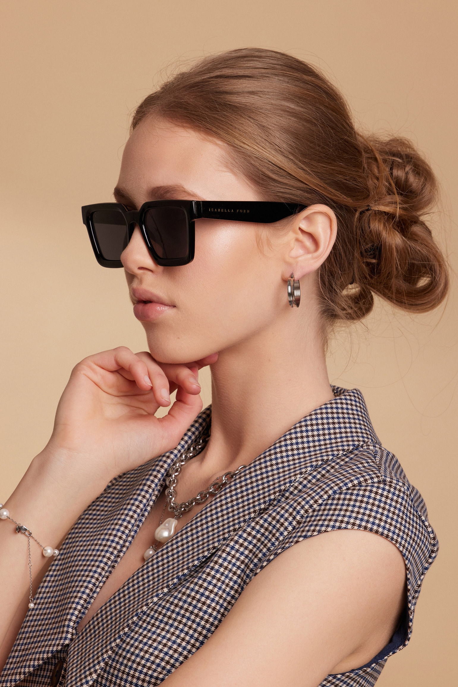 ISABELLA FORD Sonnenbrille »FA10-01« Glas 0,74 mm, polarisierte Gläser, UV400, CAT3.0