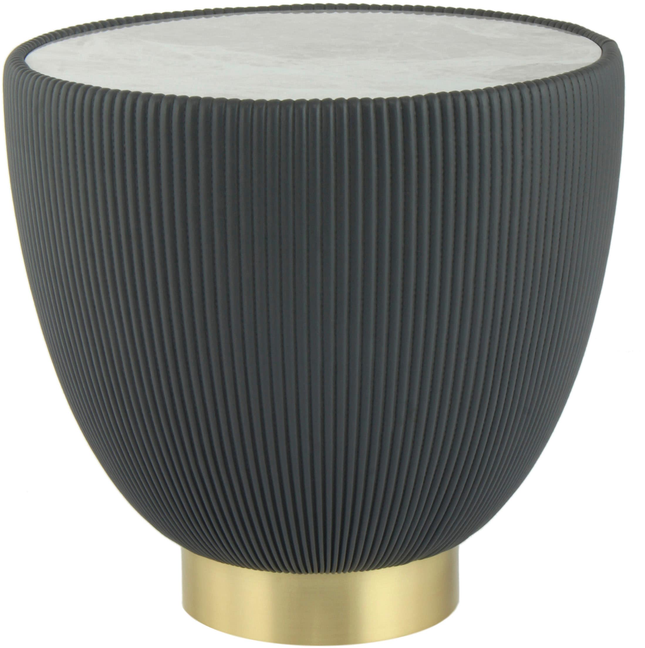 Kayoom Beistelltisch »Jokai 125, praktische Ablagefläche, robust, Eisengestell« 1 Stk. tlg. dekorativ, stilvoll, robust, gesinterte Steinplatte