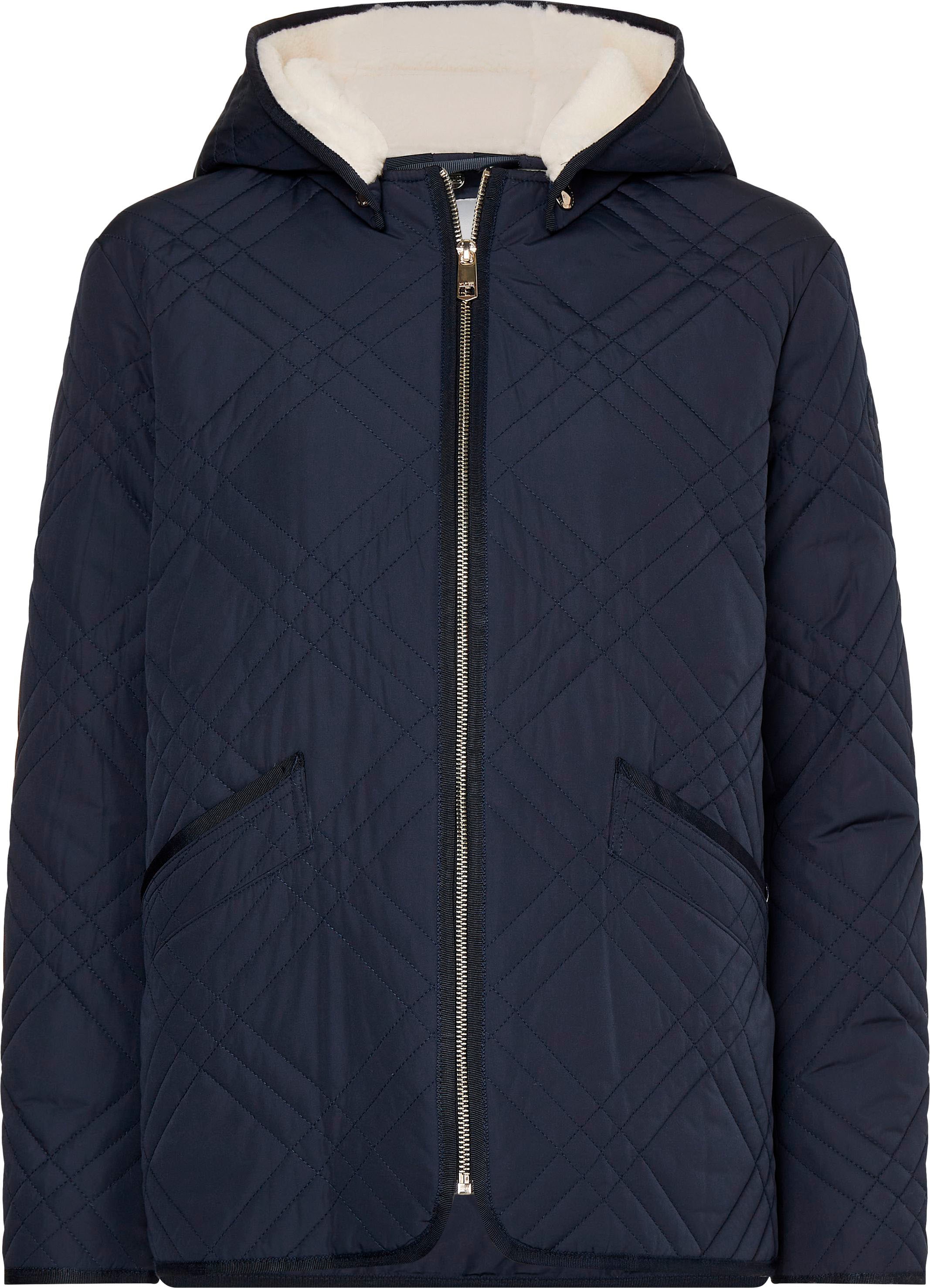 Tommy Hilfiger Steppjacke, mit Kapuze, mit Markenlabel