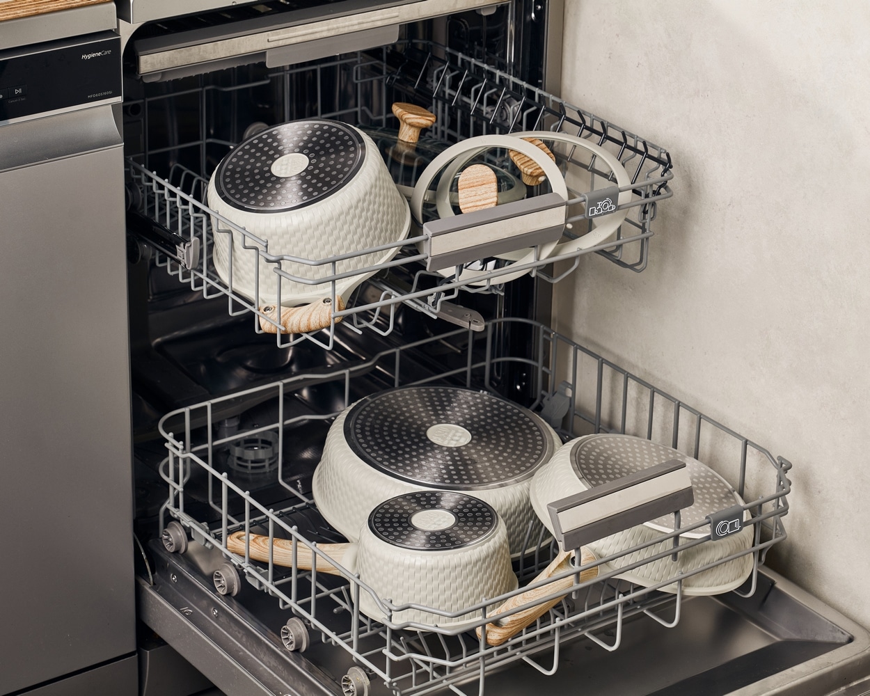 RESTO Kitchenware Kasserolle »Ran, Kochtopf antihaftbeschichtet und spülmaschinenfest« 2 Stk. tlg. Aluminiumguss