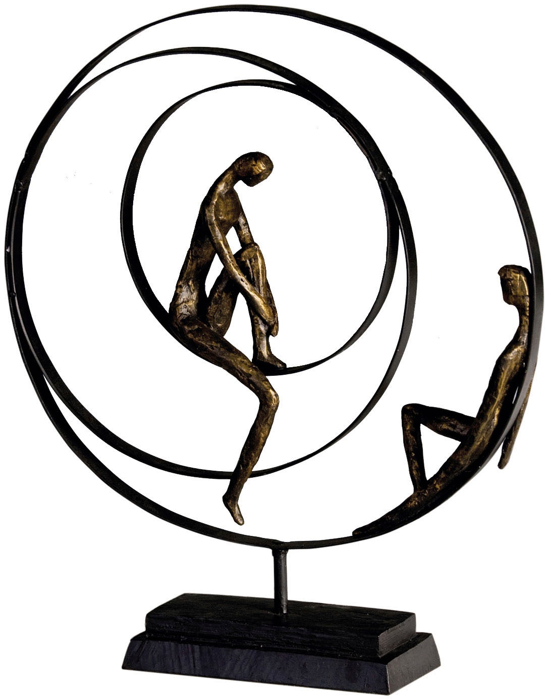Casablanca by Gilde Dekofigur »Skulptur Victory«, (1 St.), Dekoobjekt, Höhe  37 cm, mit Herz, mit Spruchanhänger, Wohnzimmer auf Raten bestellen