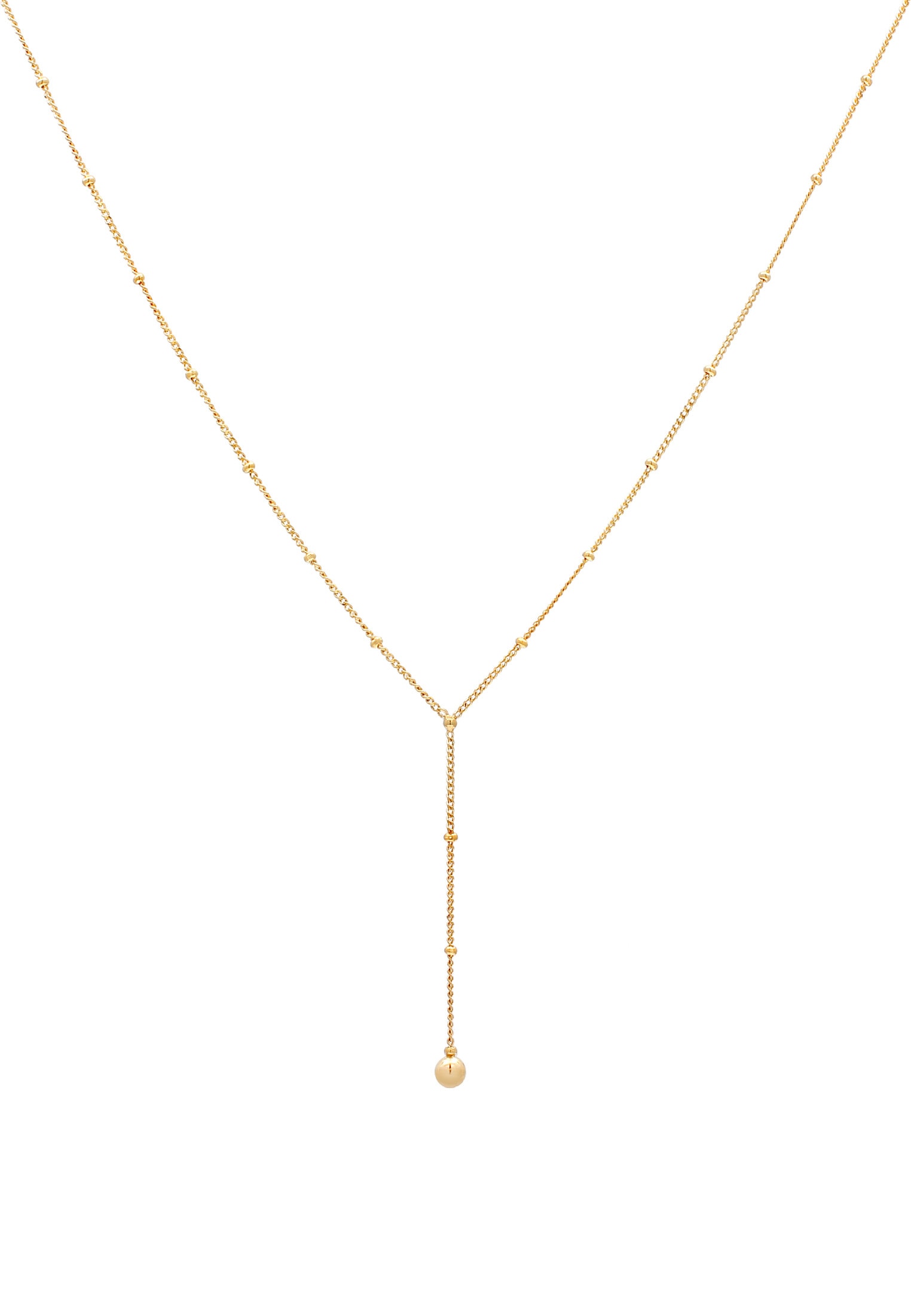 Elli Choker »Halskette Choker Y-kette Kugelkette Basic 925 Silber«