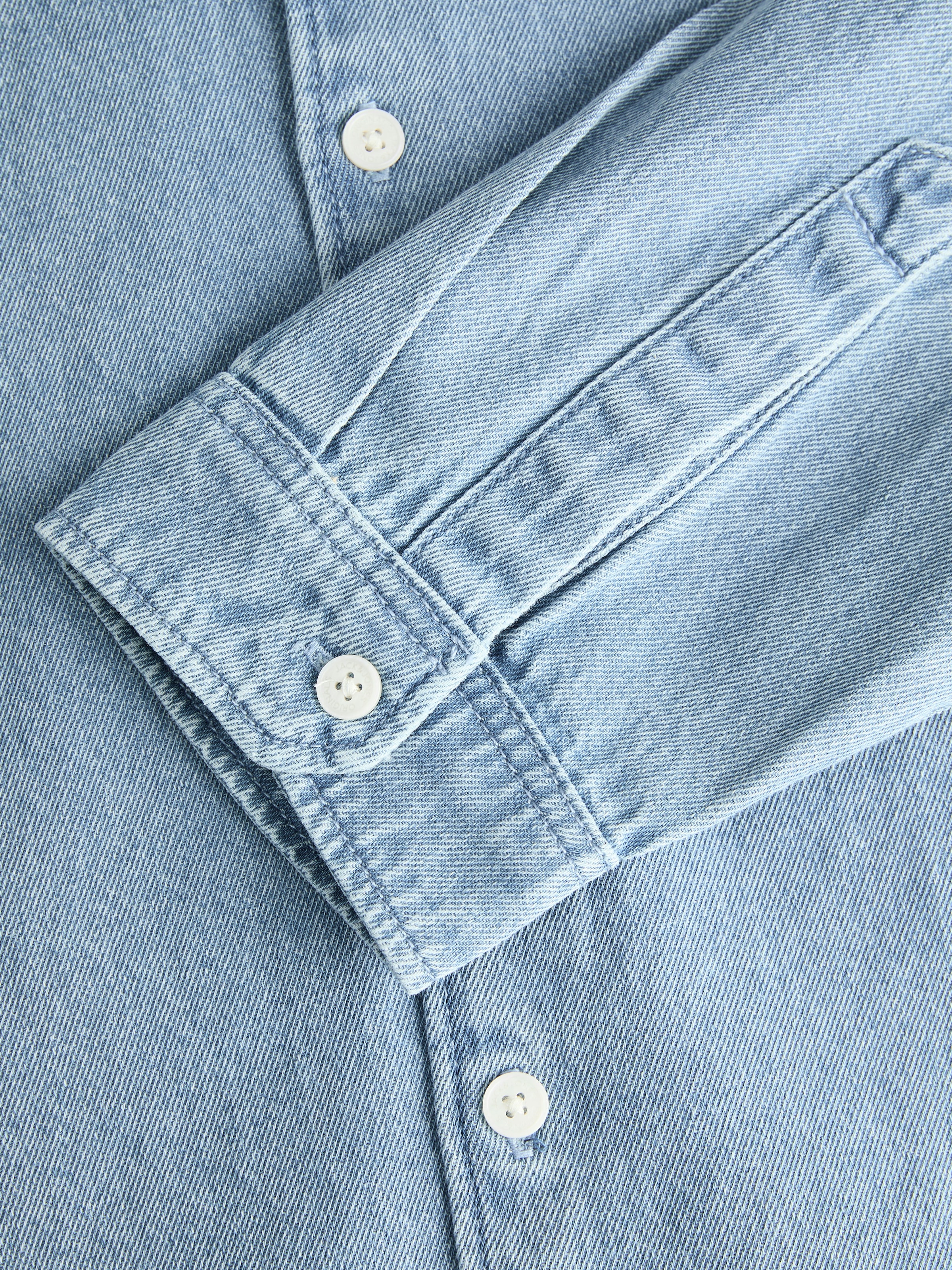 Jack & Jones Langarmhemd »JORNORREBRO DENIM SHIRT LS SN«