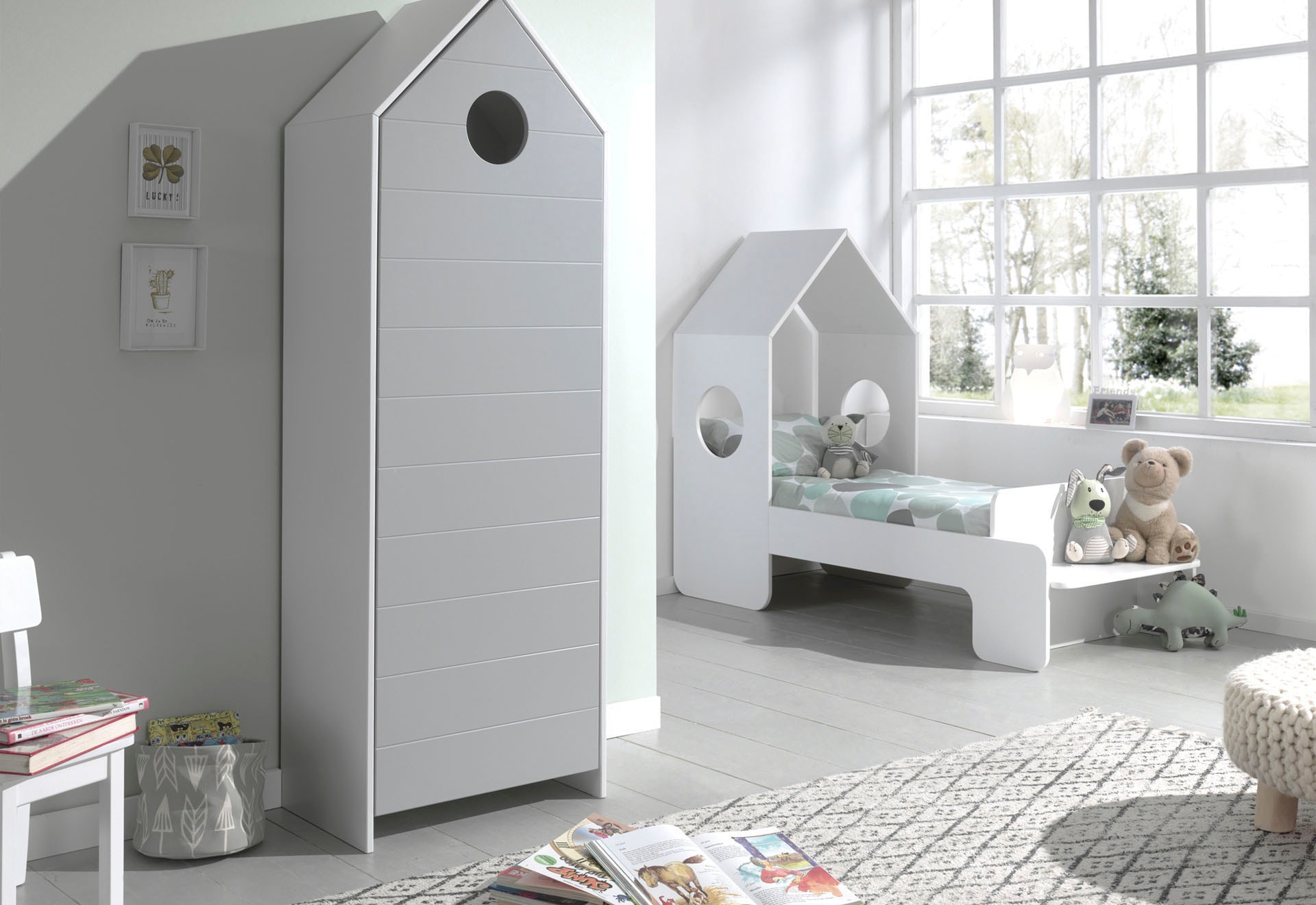Vipack Drehtürenschrank »Casami«, (Made in Europe), in Strandhaus-Optik
