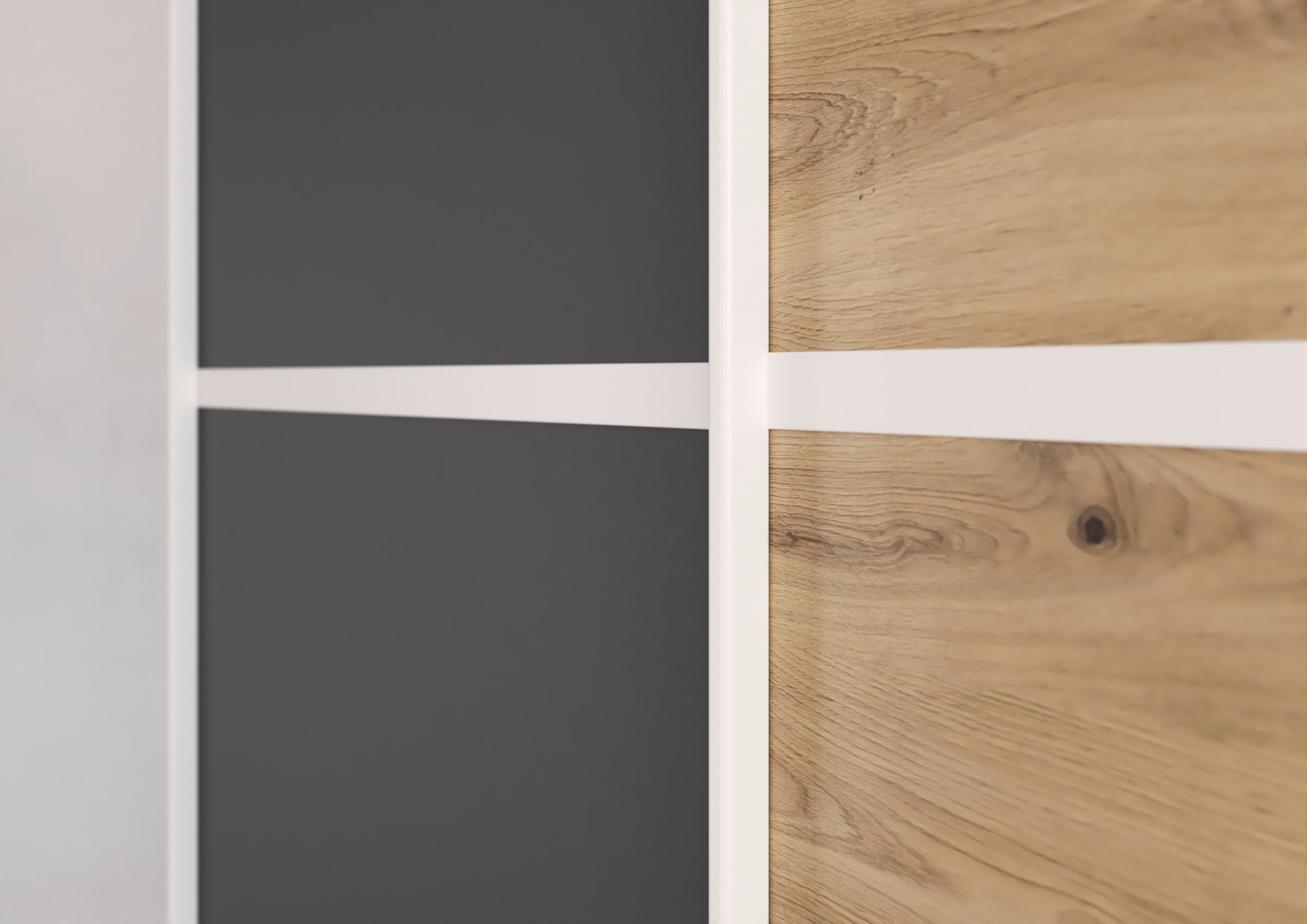 rauch Kleiderschrank »Schwebetürenschrank OTTO´s Choice Garderobe Schrank TOP ANGEBOT Avola«, (in 3 verschiedenen Ausstattungen BASIC/CLASSIC/PREMIUM inkl. Spiegel), mit eleganten Zierleisten in Chrom, Schwarz oder Weiß MADE IN GERMANY