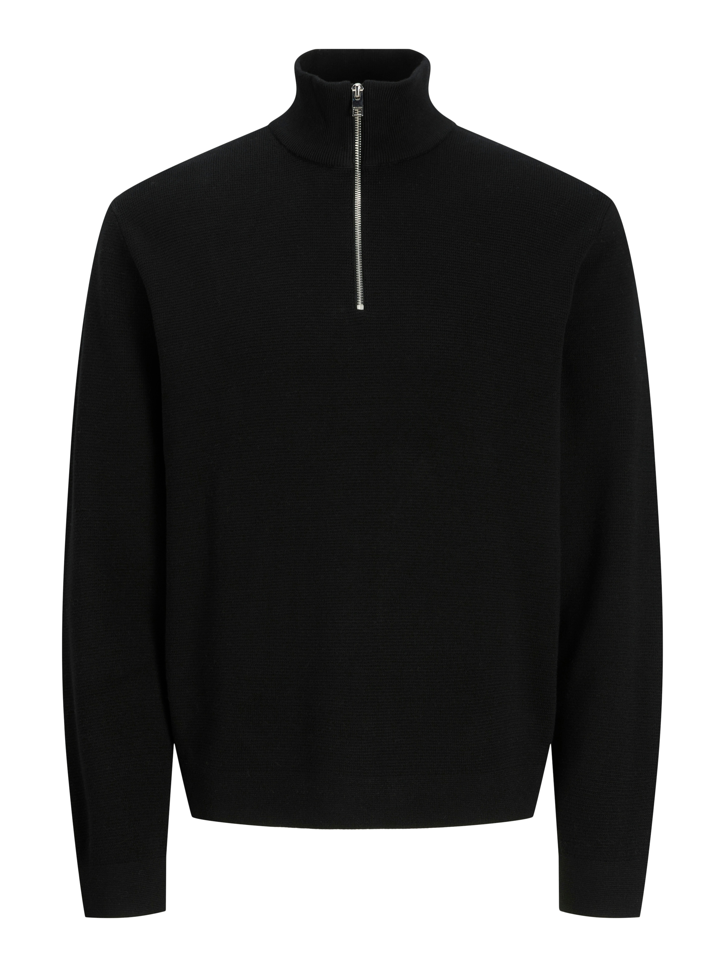 Jack & Jones Troyer »JPRBLAMILANO STITCH KNIT HALF ZIP SN« Baumwolle, relaxed fit