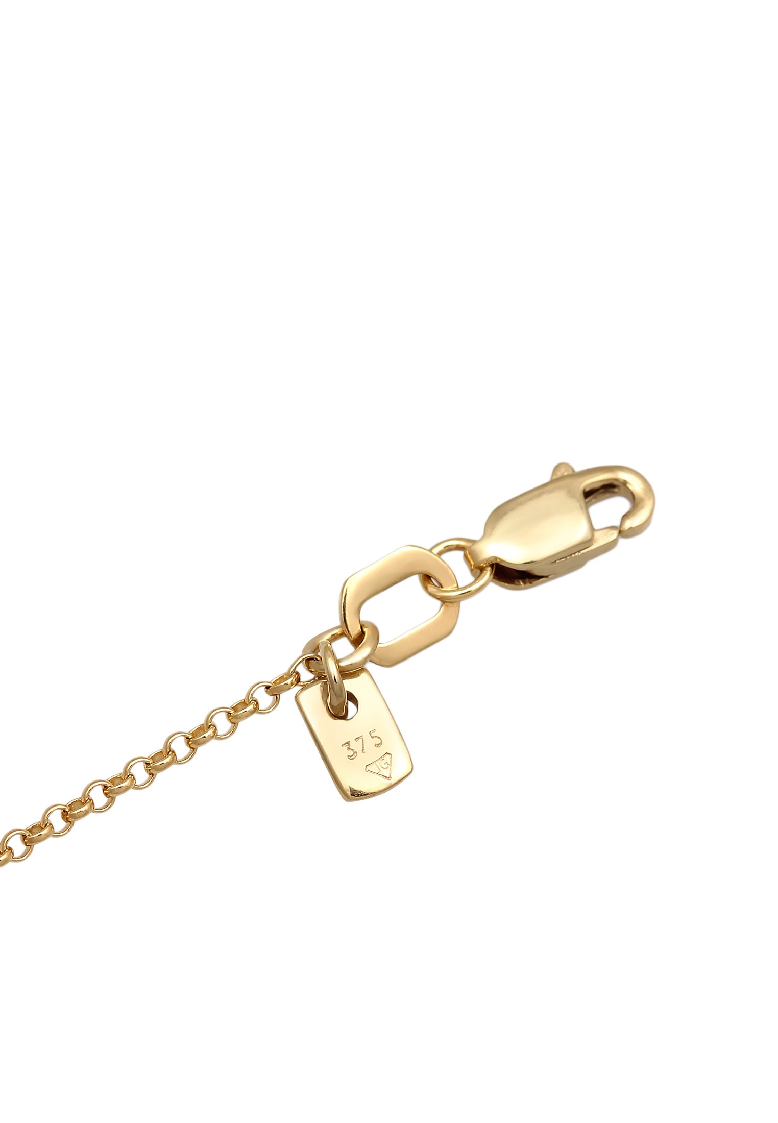 Kuzzoi Kette mit Anhänger »Halskette Kreuz Anhänger 375 Gelbgold«
