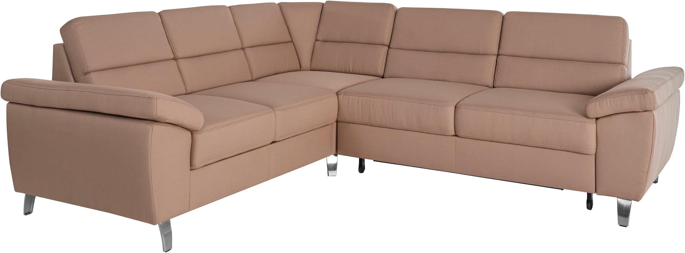 sit&more Ecksofa »Sorano L-Form«, wahlweise mit Bett- und Relaxfunktion, inkl. Bettkasten