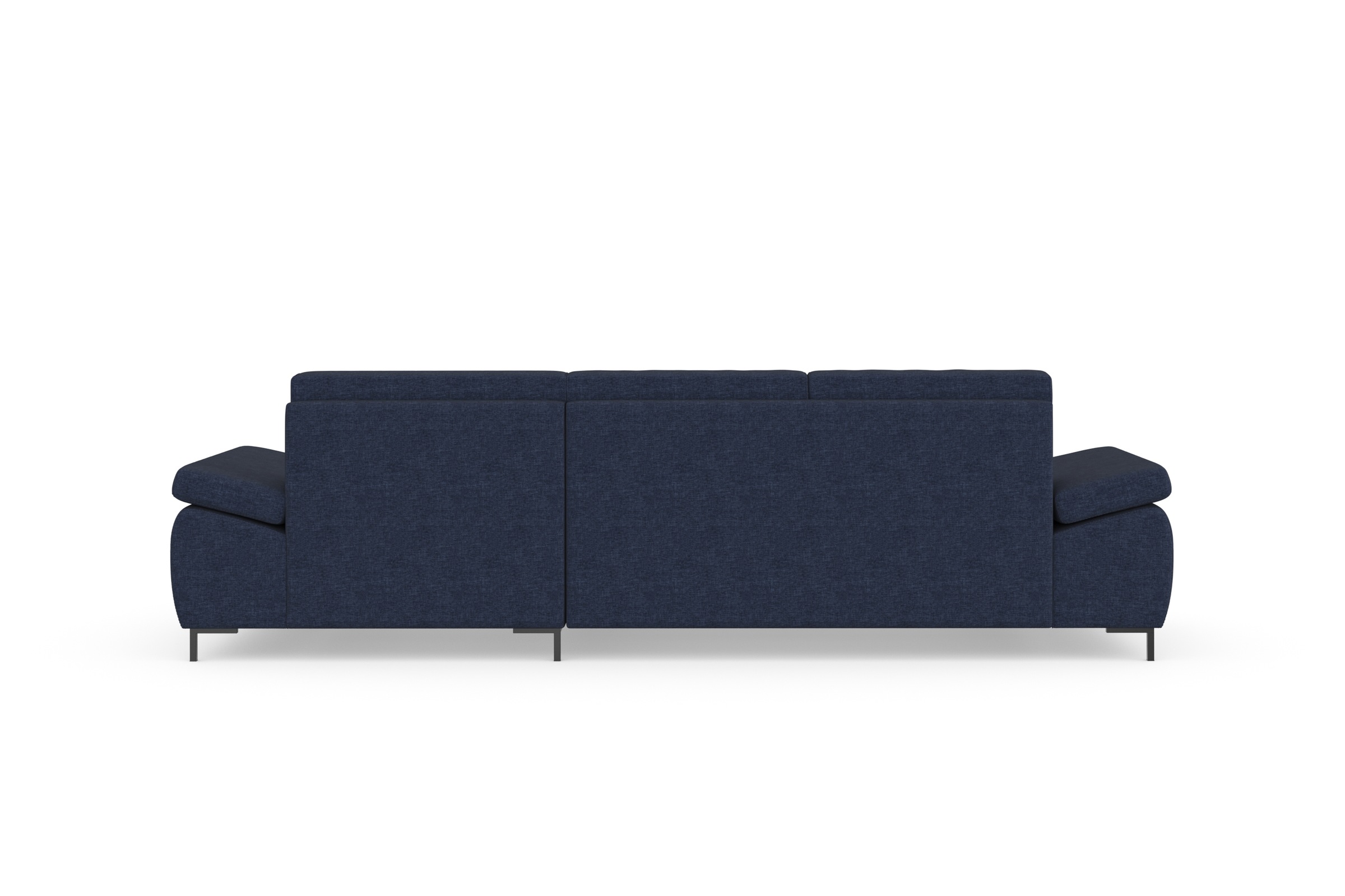 DOMO collection Ecksofa »Capelo, komfortabel, klare Linien zeichnen dieses Design aus, L-Form«, mit Armteilverstellung, wahlweise mit Bettfunktion, Federkern