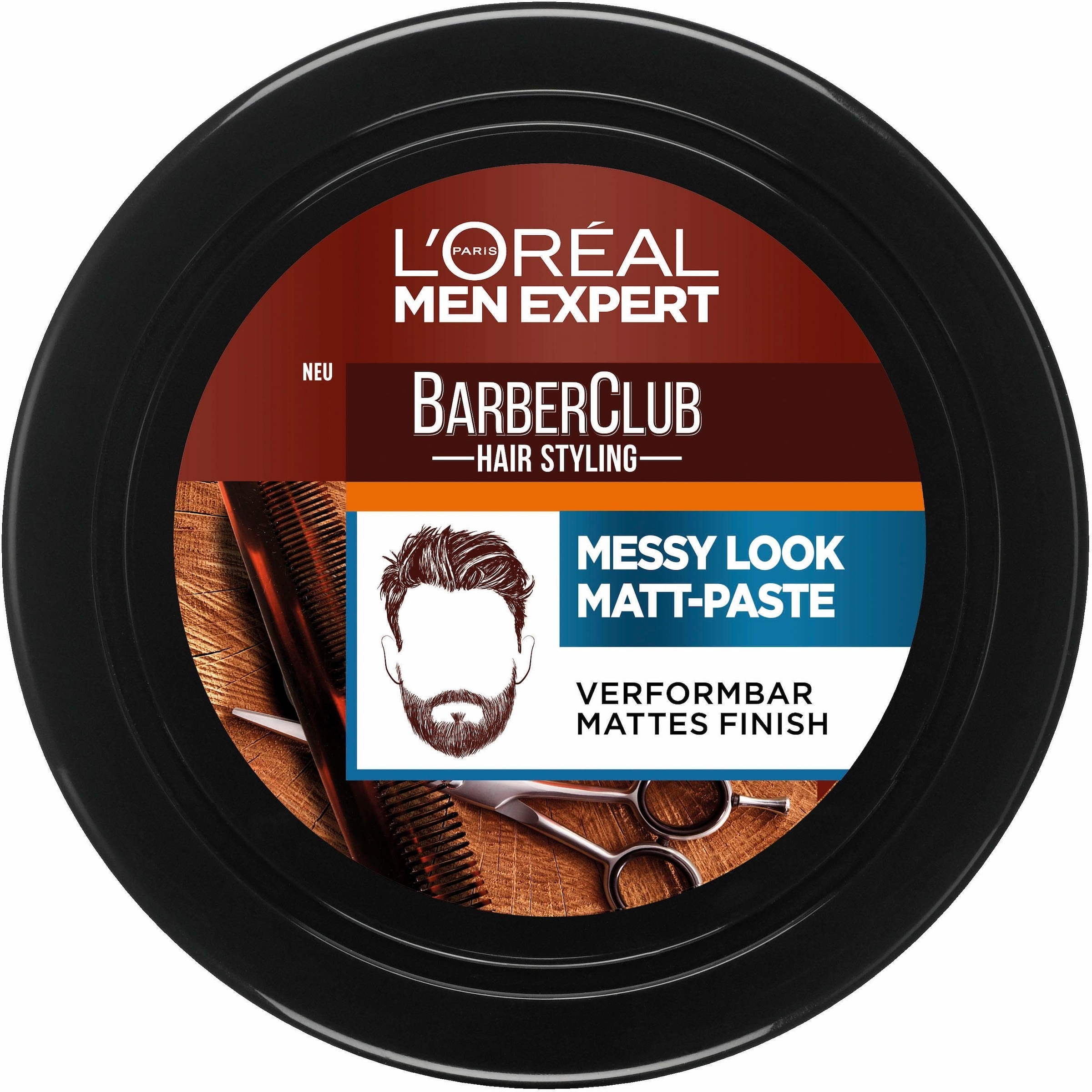 Haarpomade »Barber Club Messy Look Matt Paste«, mit angenehmen Duft