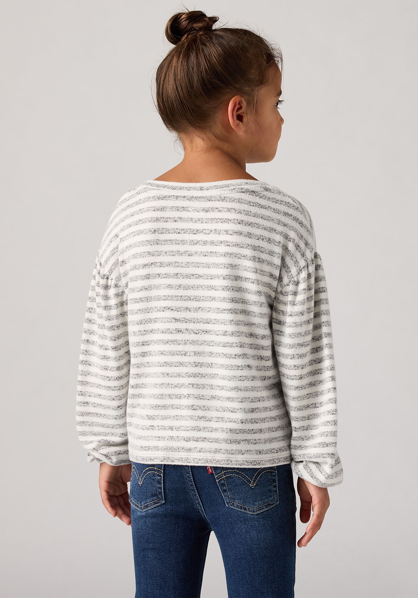 Levi's® Kids Langarmshirt »LVG HACCI STRIPED LS KNIT TOP« in Ringeloptik, for Girls