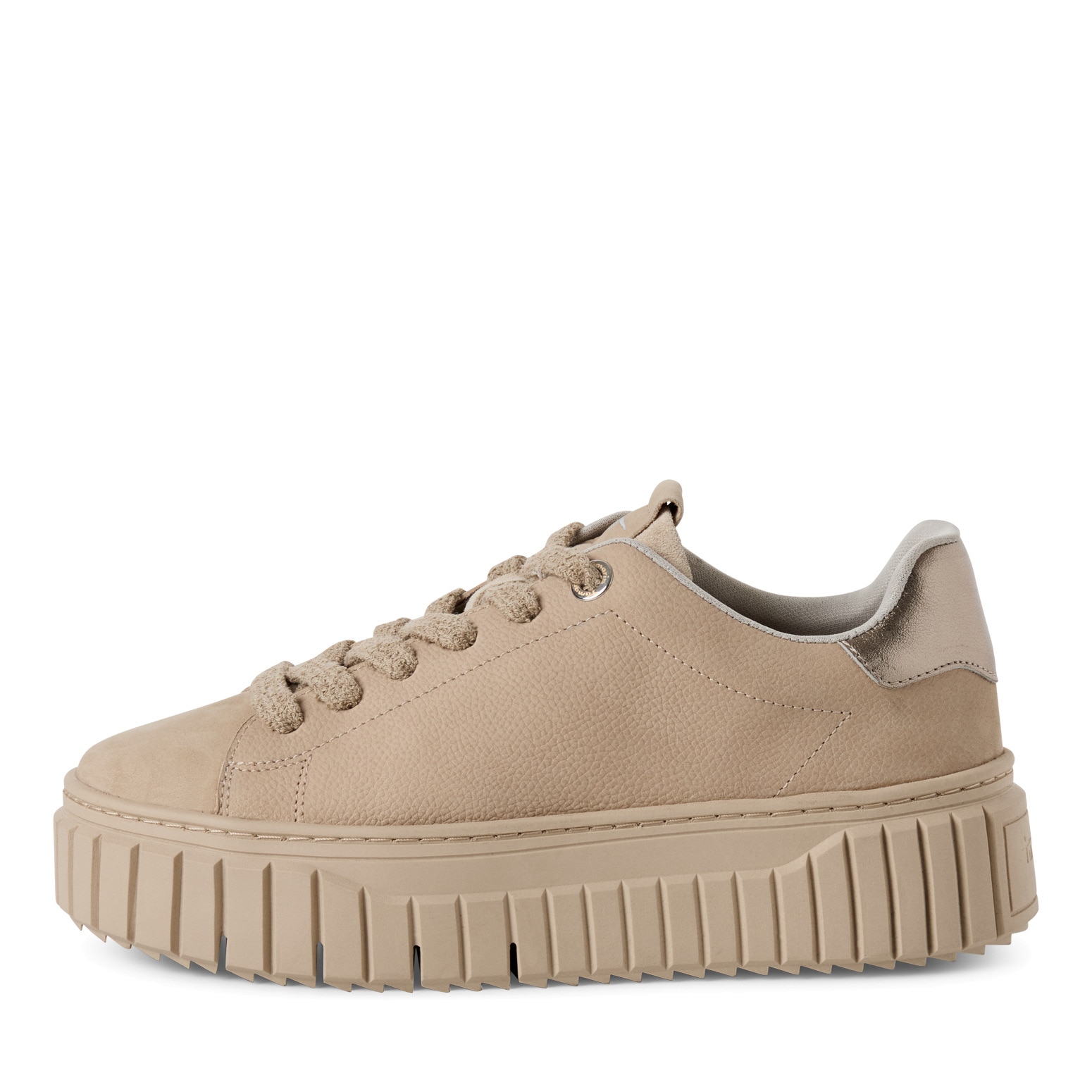 Tamaris Plateausneaker  Freizeitschuh, Halbschuh, Schnürschuh mit Eye-Catcher Plateau