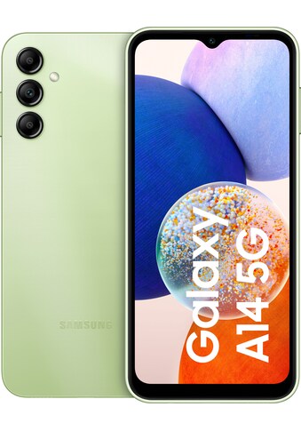 Smartphone »Galaxy-A14 5G 64GB«, grün, 16,72 cm/6,6 Zoll, 64 GB Speicherplatz, 50 MP...