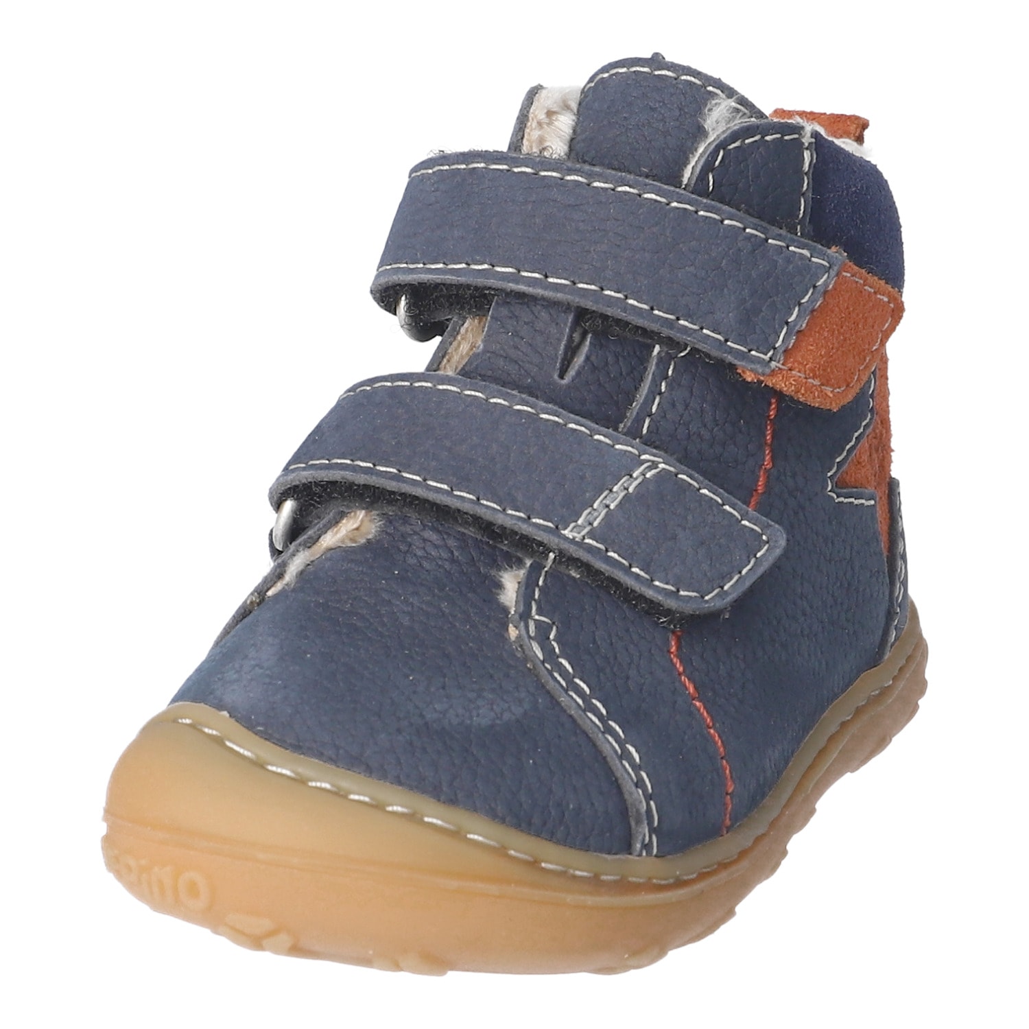 PEPINO by RICOSTA Lauflernschuh »GENO, WMS: mittel«  Babyschuh mit Kontrastnähten, Größenschablone zum Download