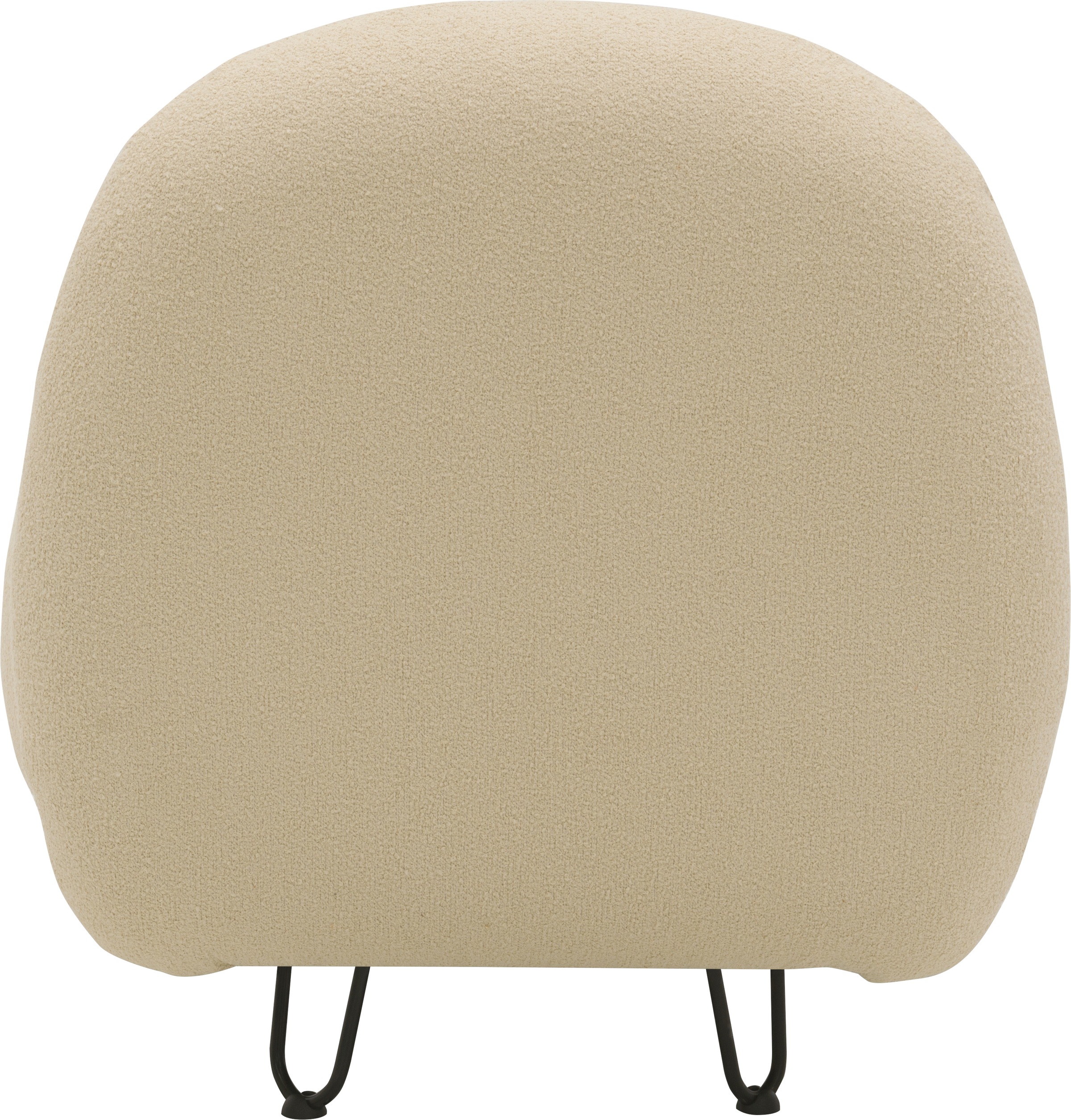 DOMO collection Sessel »Poika ideal für Terrasse, Garten, Balkon«, Formschöner Outdoor-Polstersessel, Bezug Fellimitat