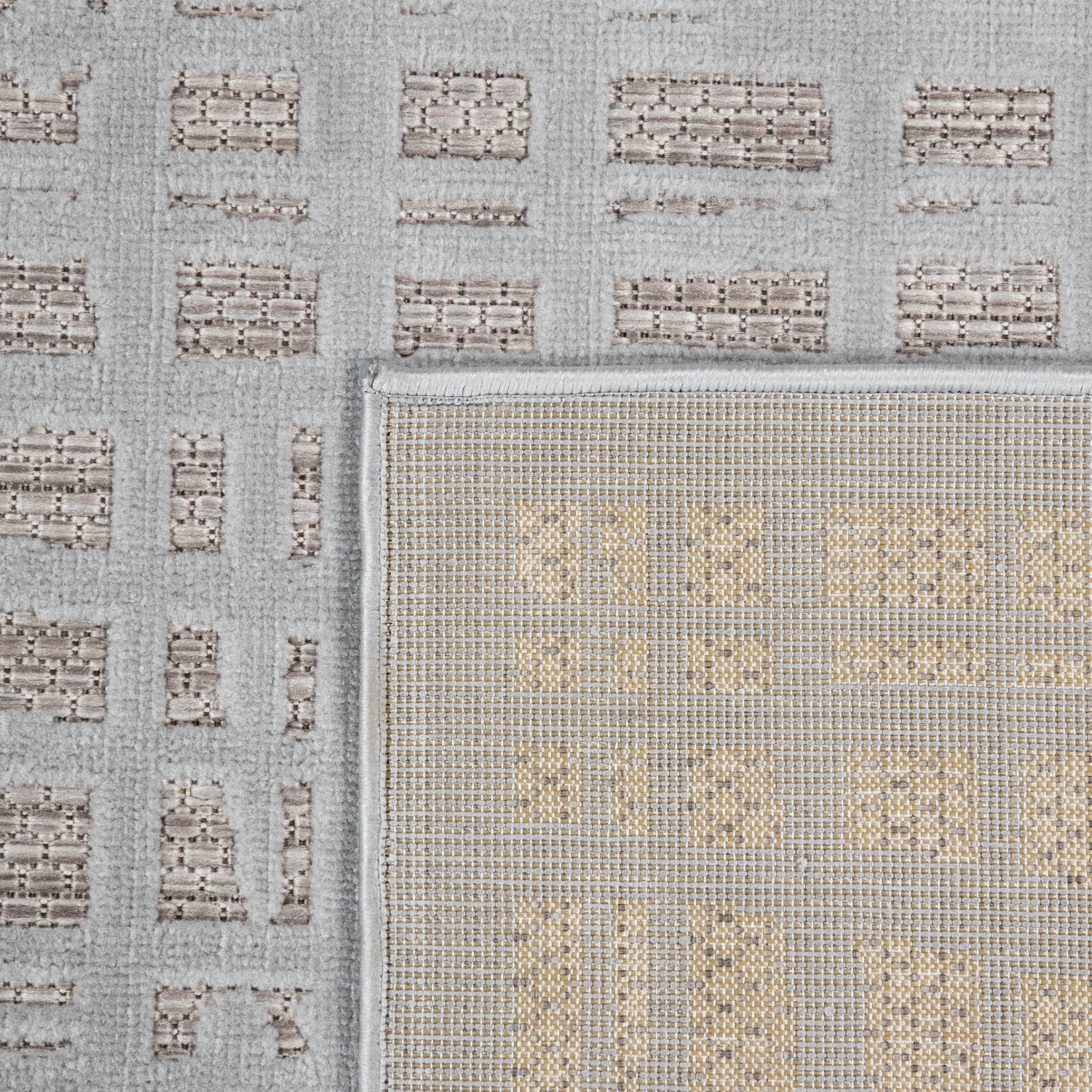 Teppich Home Outdoor geeignet Muster, Paco Flachgewebe, 782«, »Teka und 3D-Effekt, rechteckig, Karo In-